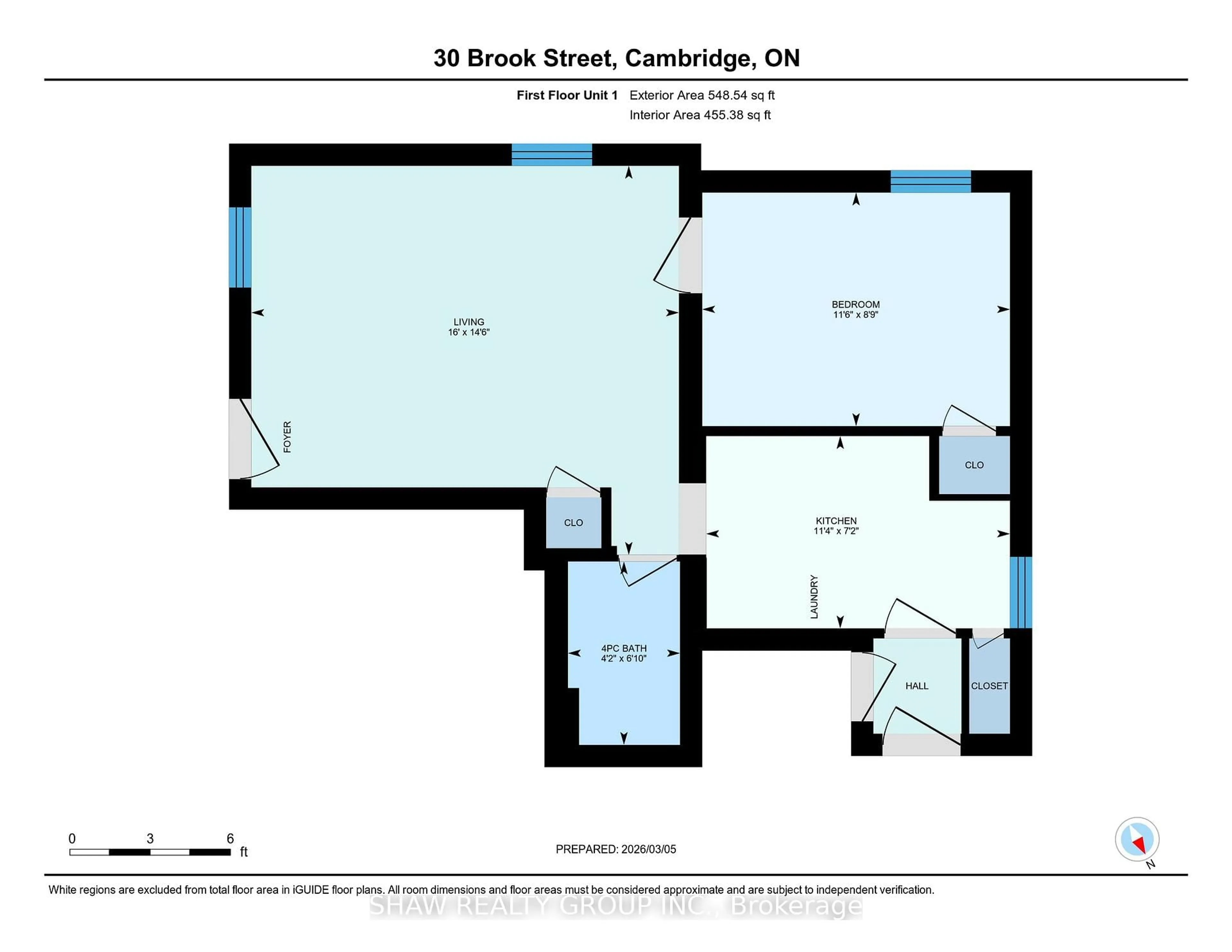 Floor plan for 30 Brook St, Cambridge Ontario N1R 4C1