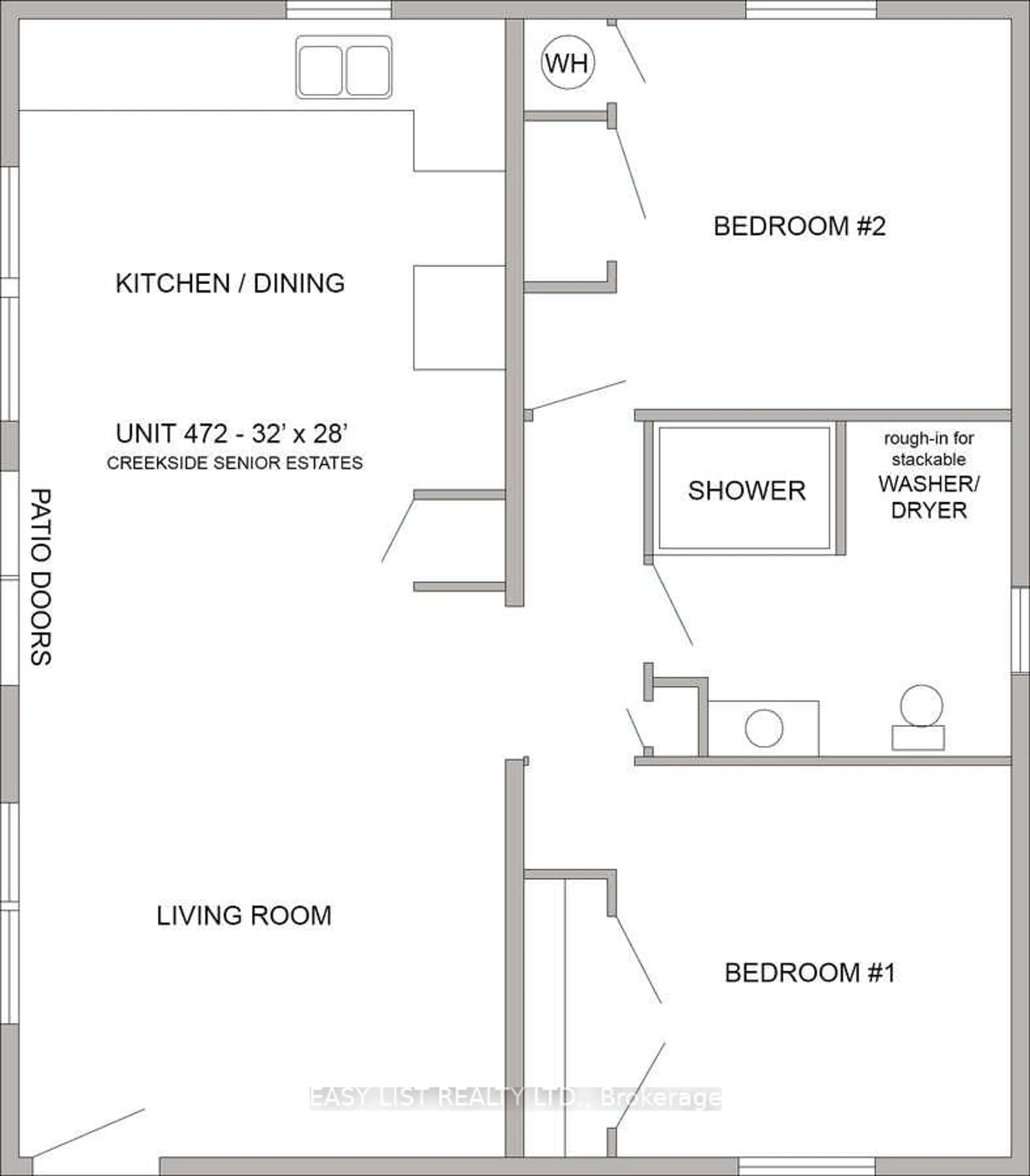 Floor plan for 23 Four Mile Creek Rd #472, Niagara-on-the-Lake Ontario L0S 1J1