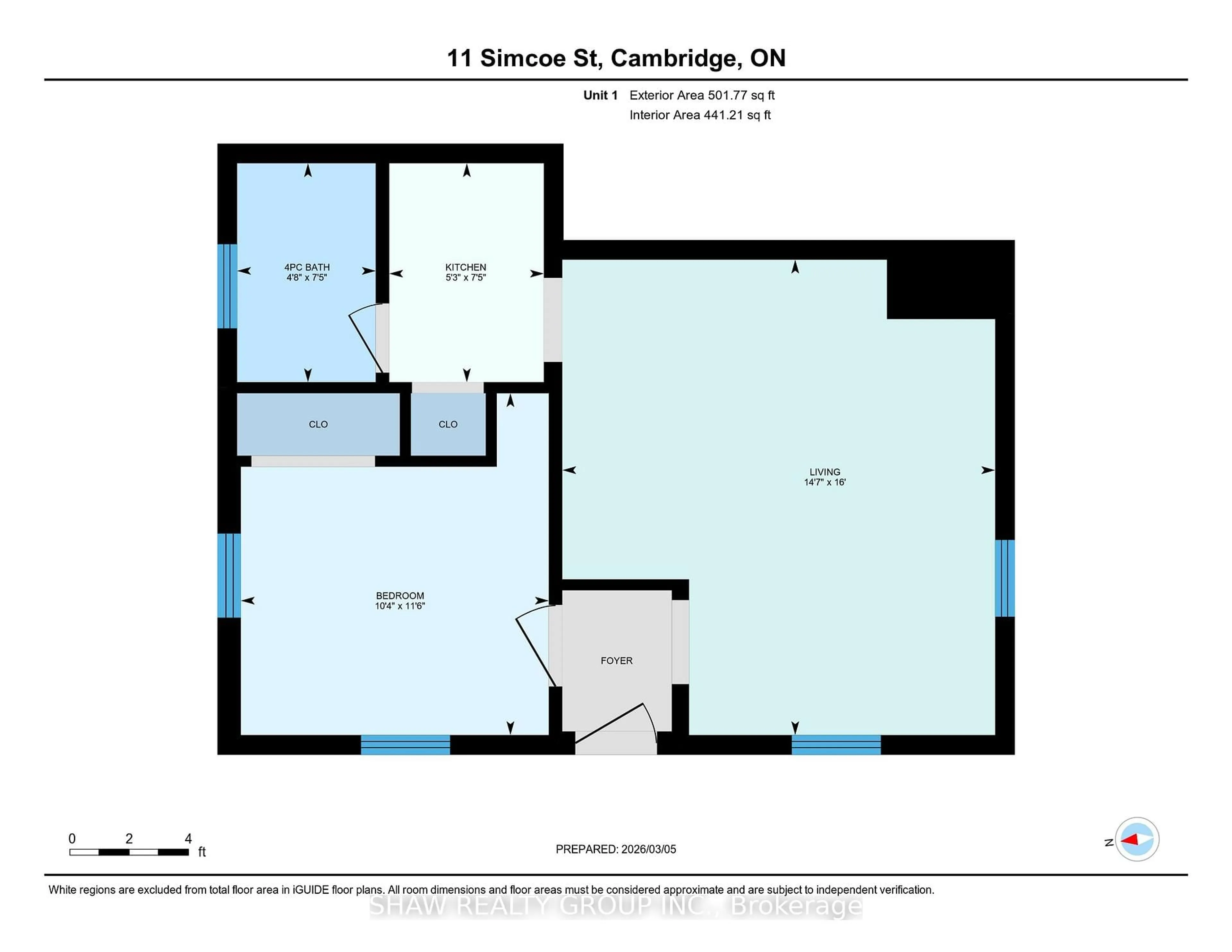 Floor plan for 11 Simcoe St, Cambridge Ontario N1R 1N7