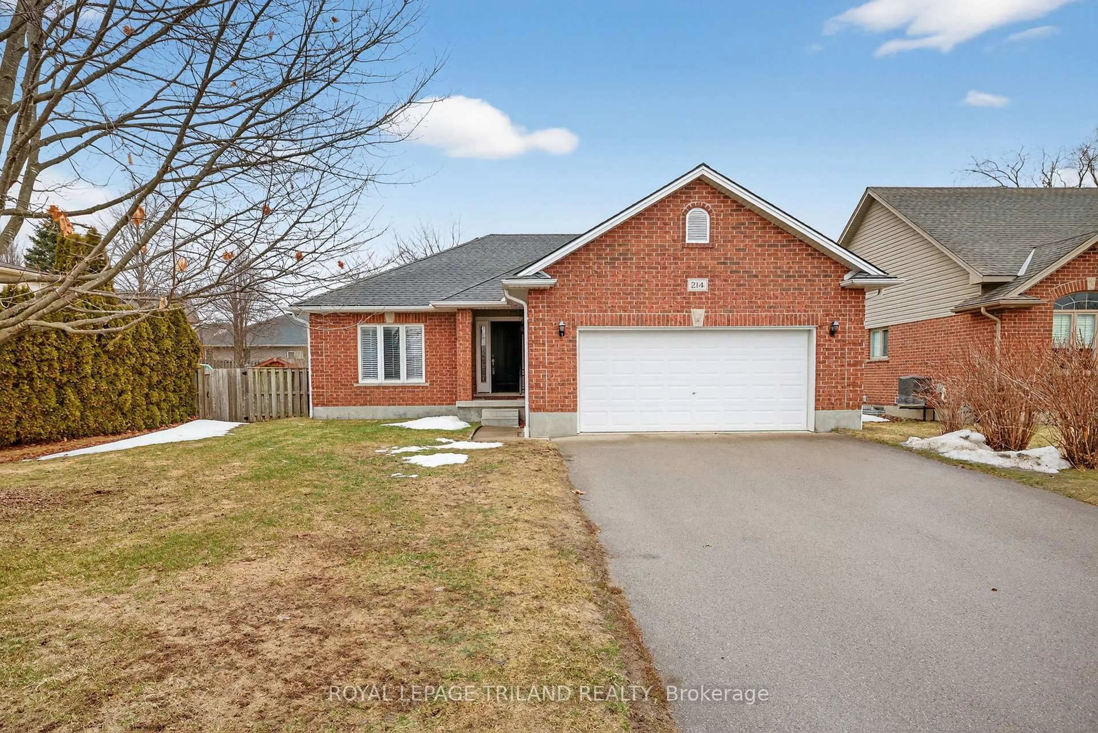 Home with brick exterior material, street for 214 Mitchell Crt, Thames Centre Ontario N0L 1G3