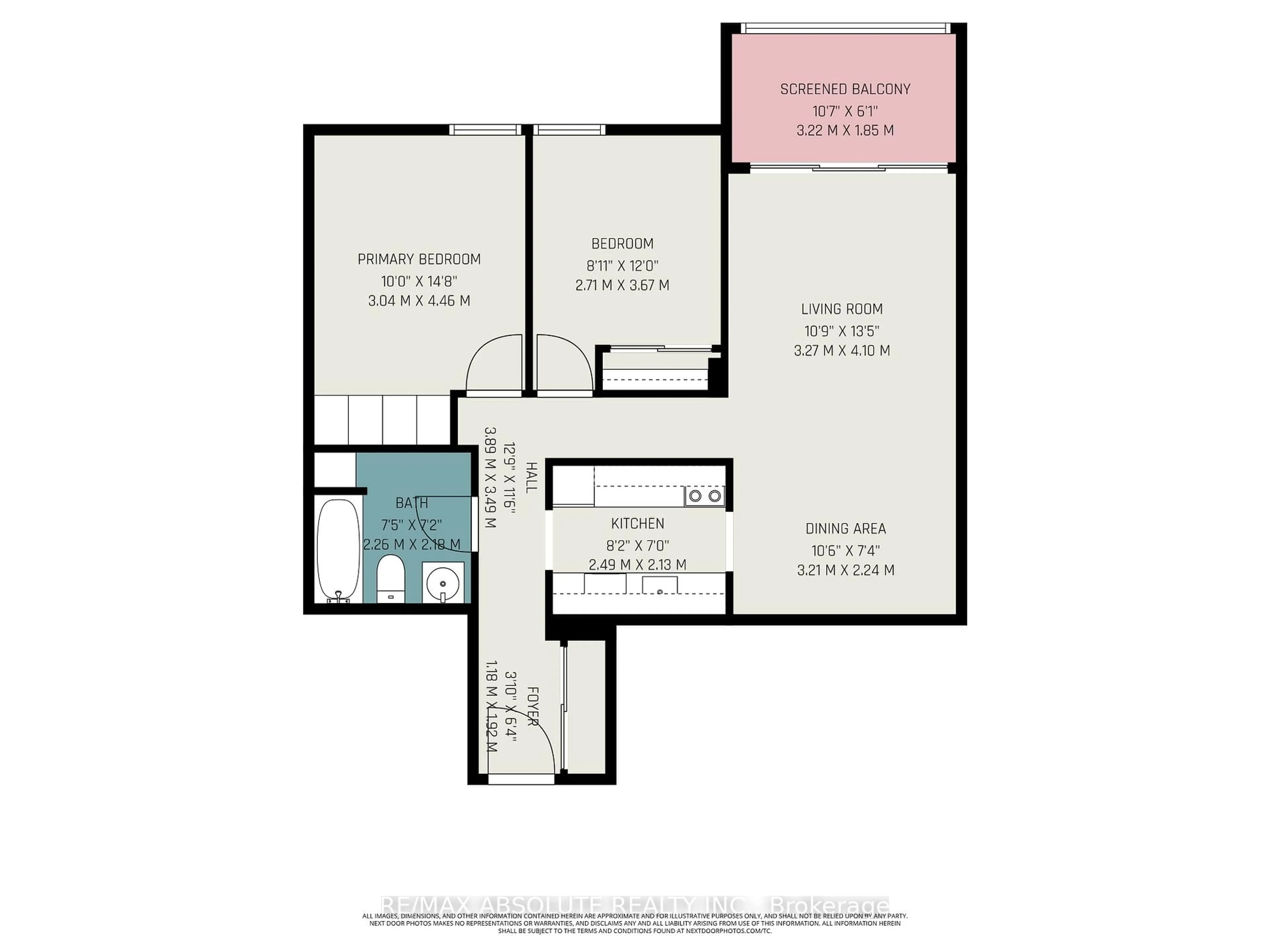 Floor plan for 1177 Belanger Ave #305, Ottawa Ontario K1H 8N7