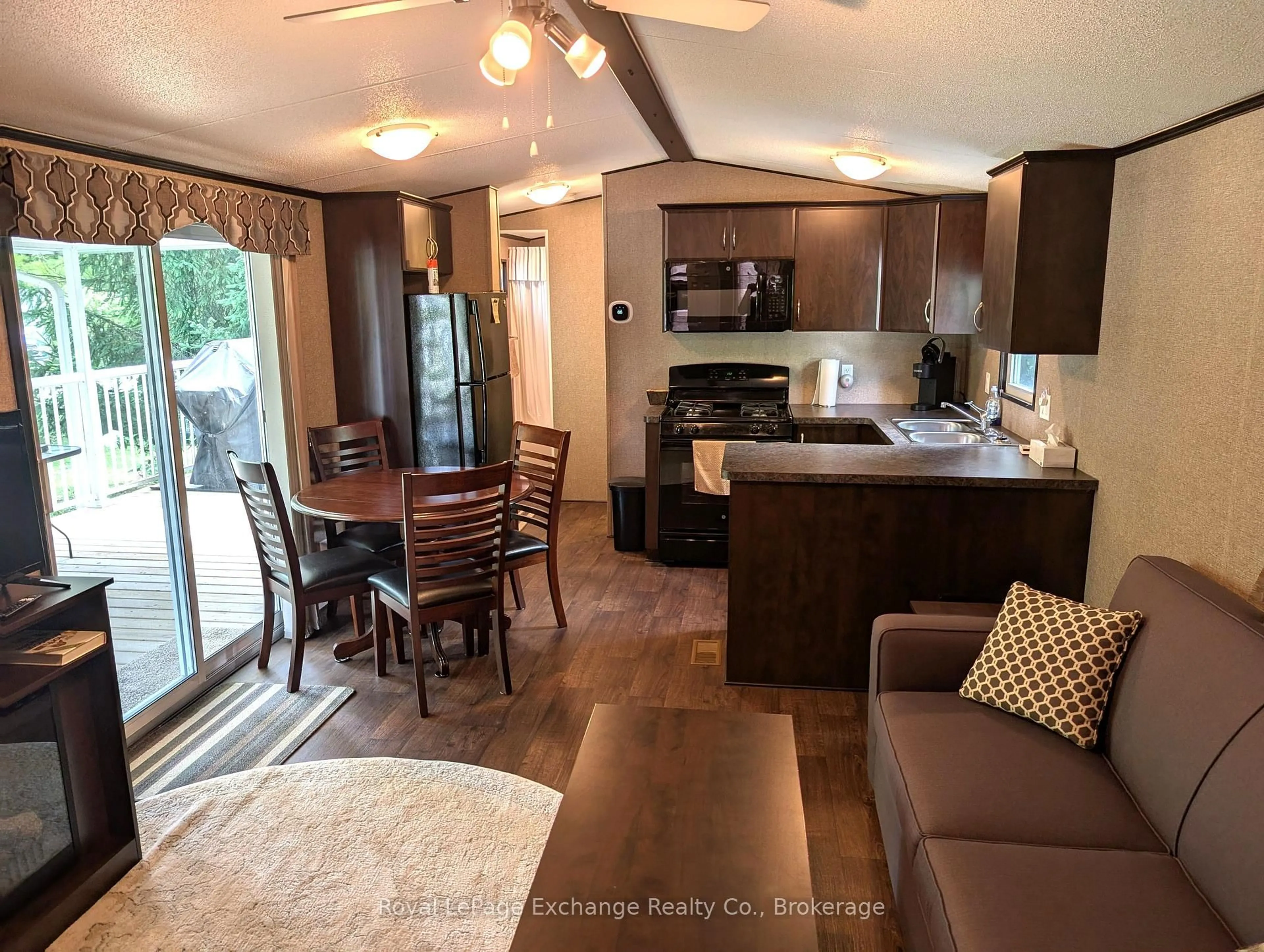 Open concept kitchen, wood/laminate floor for 13 Southline Ave ##P1, Huron-Kinloss Ontario N0G 0E1