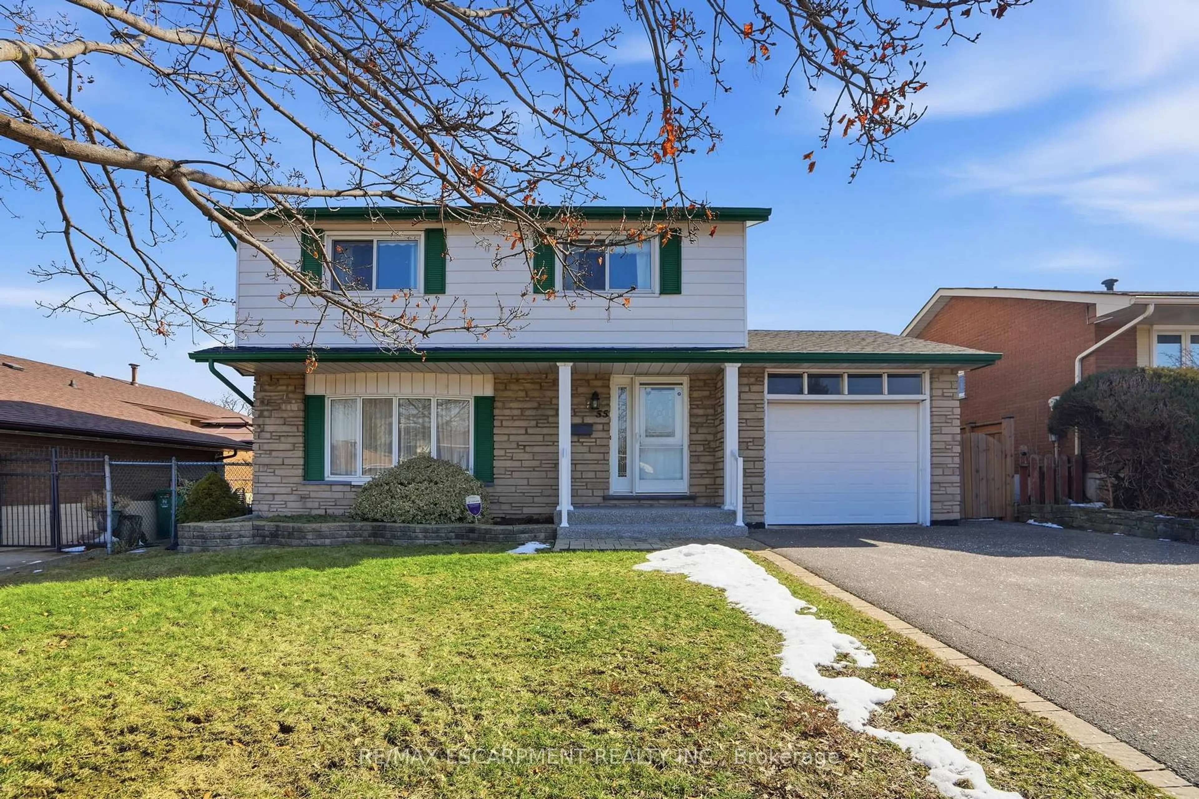Home with brick exterior material, street for 55 Champlain Ave, Hamilton Ontario L8G 2H5