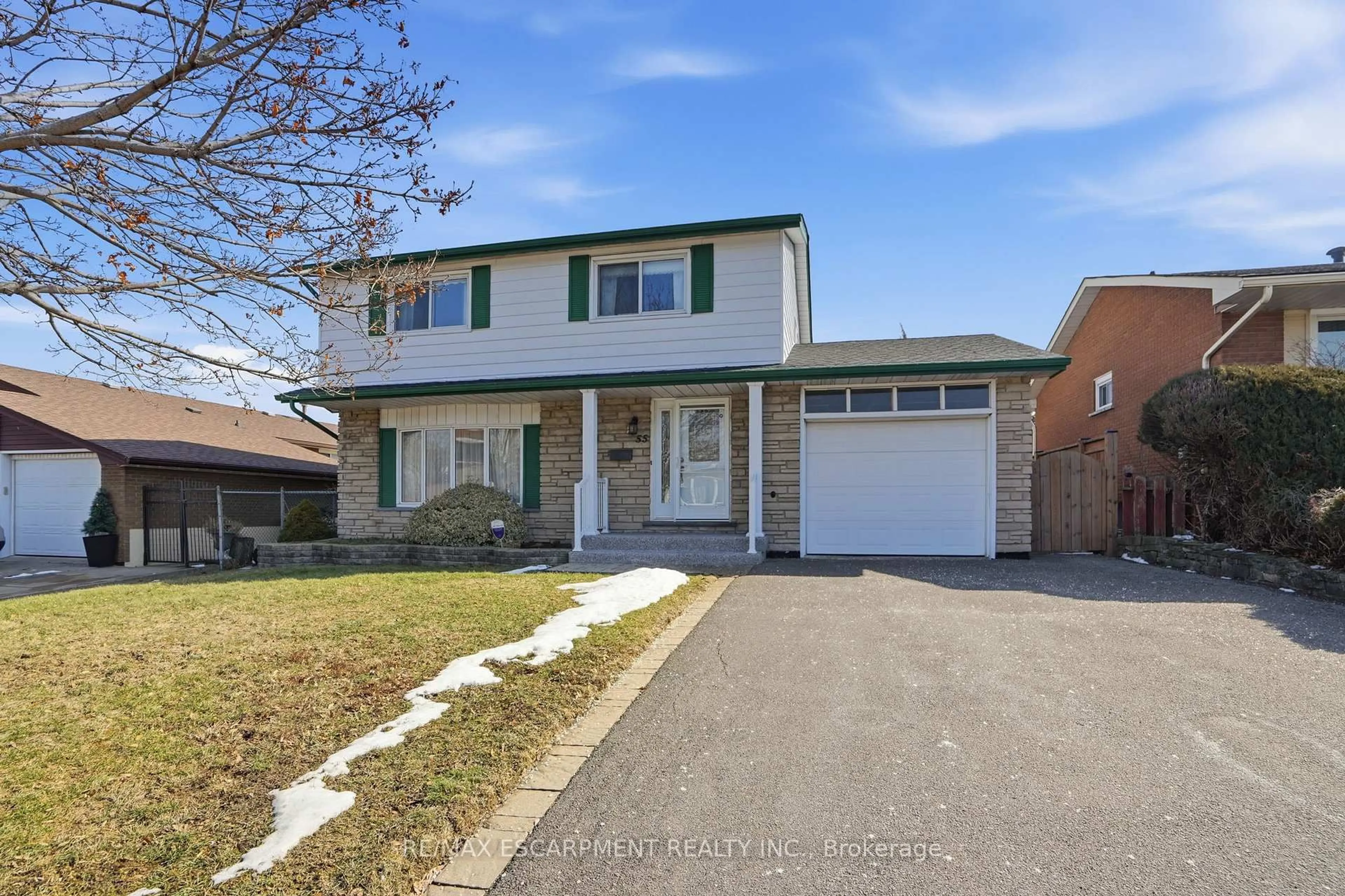 Home with brick exterior material, street for 55 Champlain Ave, Hamilton Ontario L8G 2H5