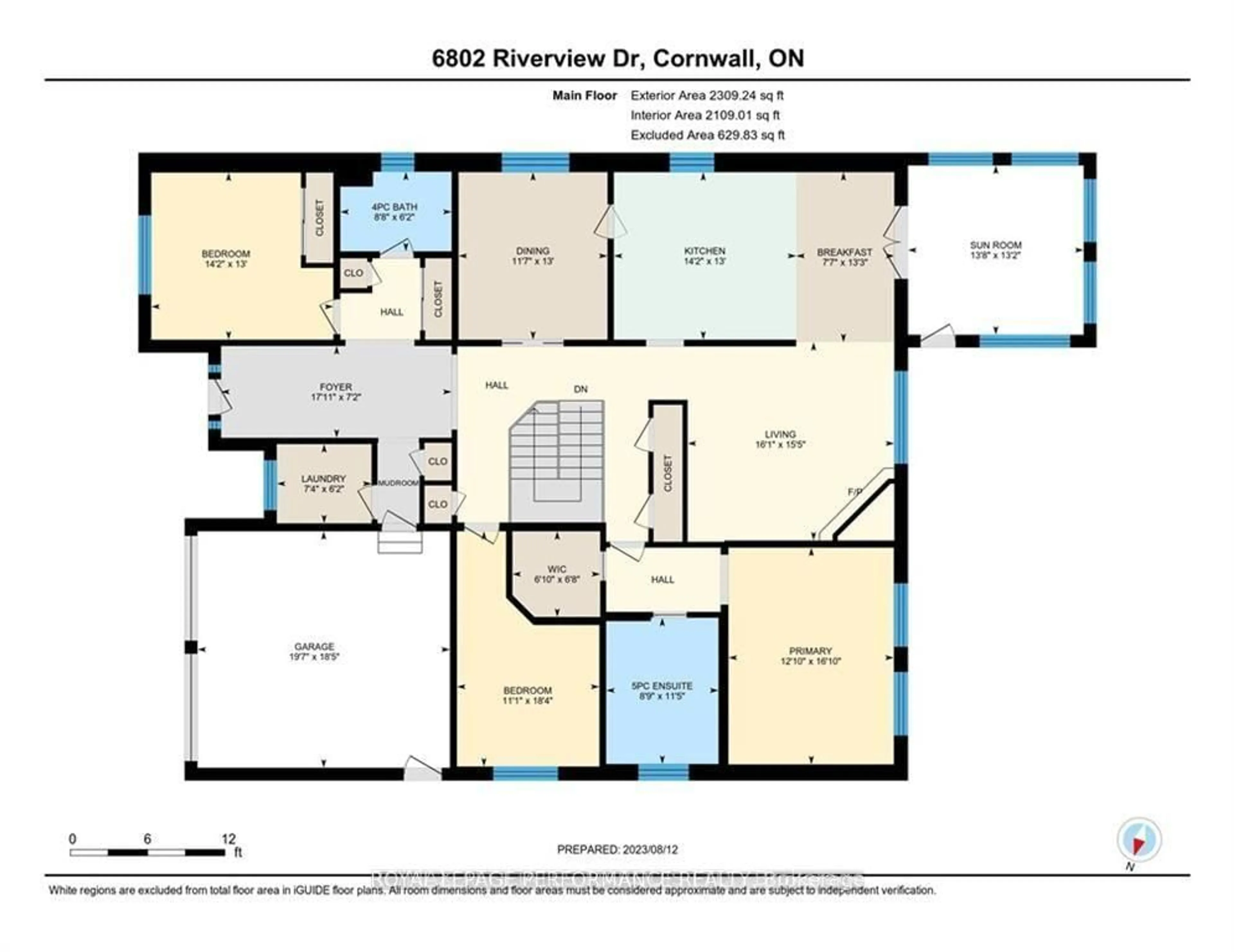 Floor plan for 6802 Riverview Dr, South Glengarry Ontario K6H 7M1