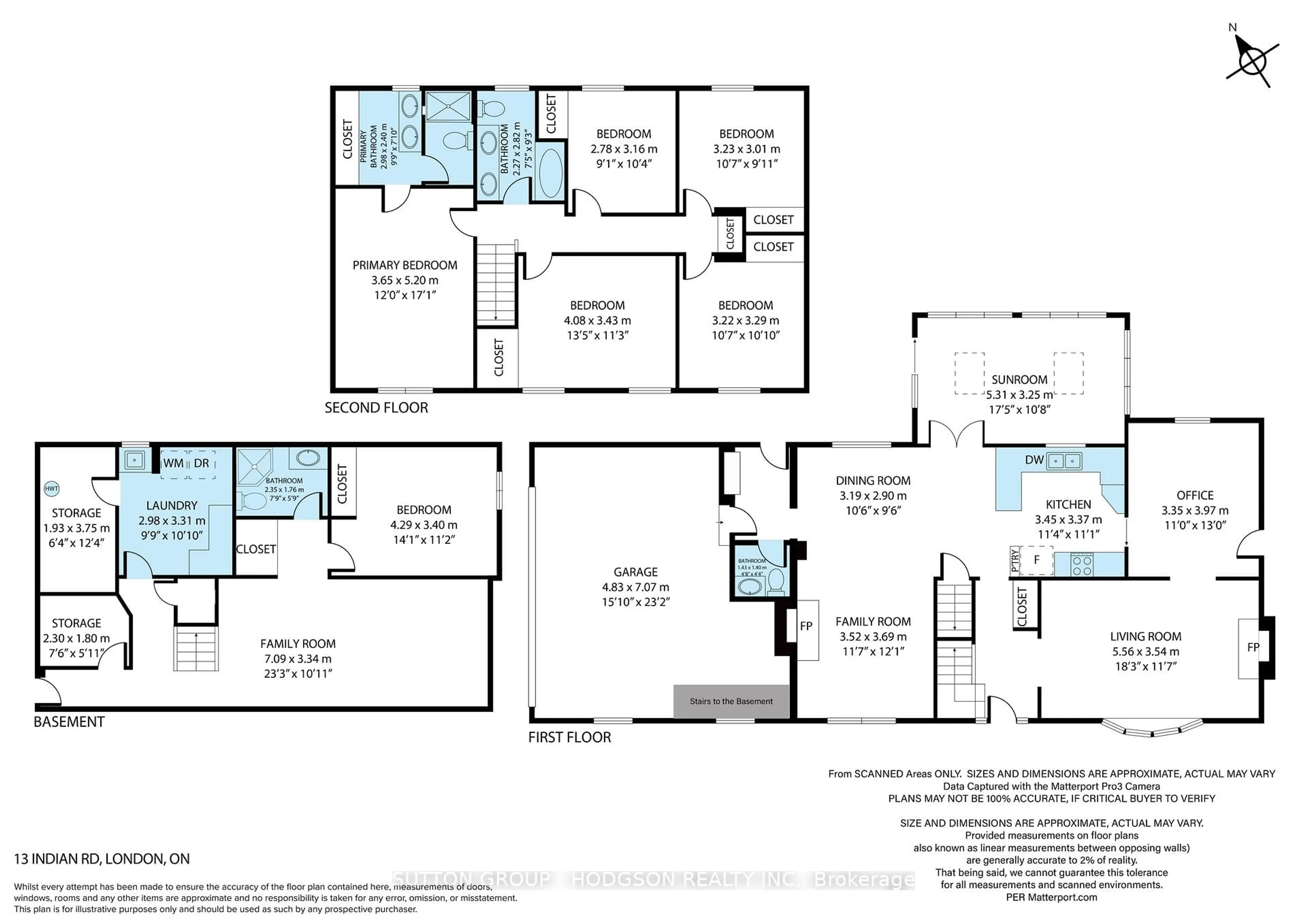 Floor plan for 13 Indian Rd, London North Ontario N6H 4A6