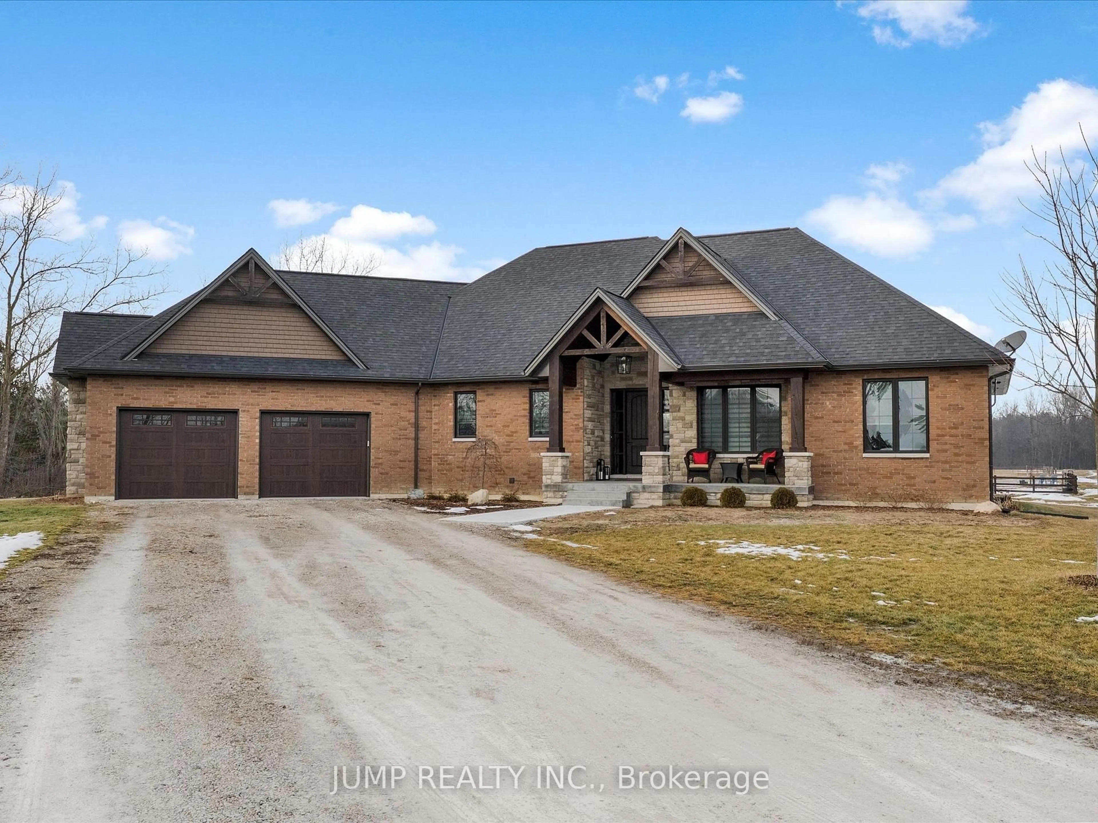 Home with brick exterior material, street for 4940 4th Concession Rd, Essex Ontario N0R 1G0