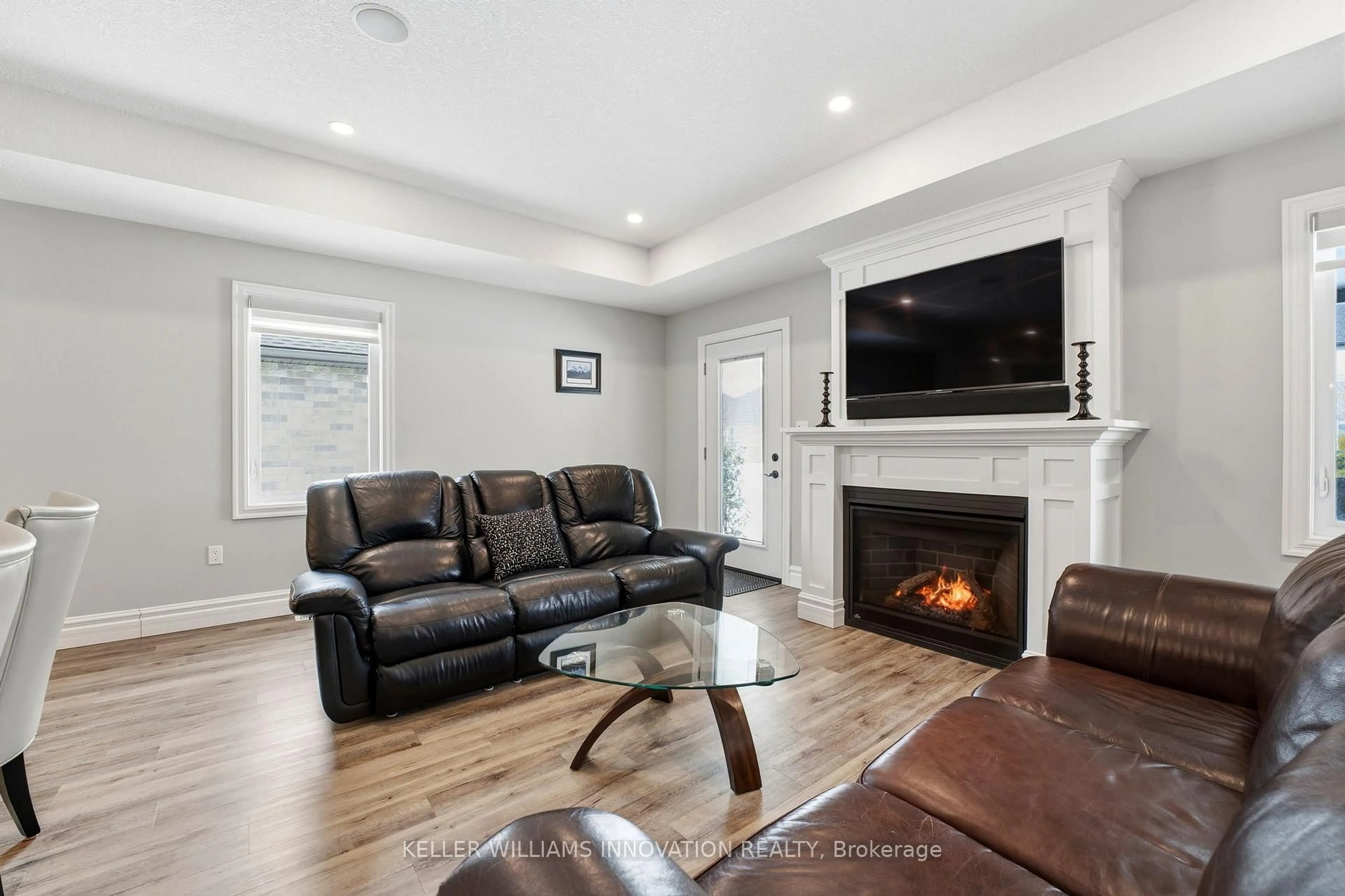 Living room with furniture, unknown for 34 Forbes Cres, North Perth Ontario N4W 0B9