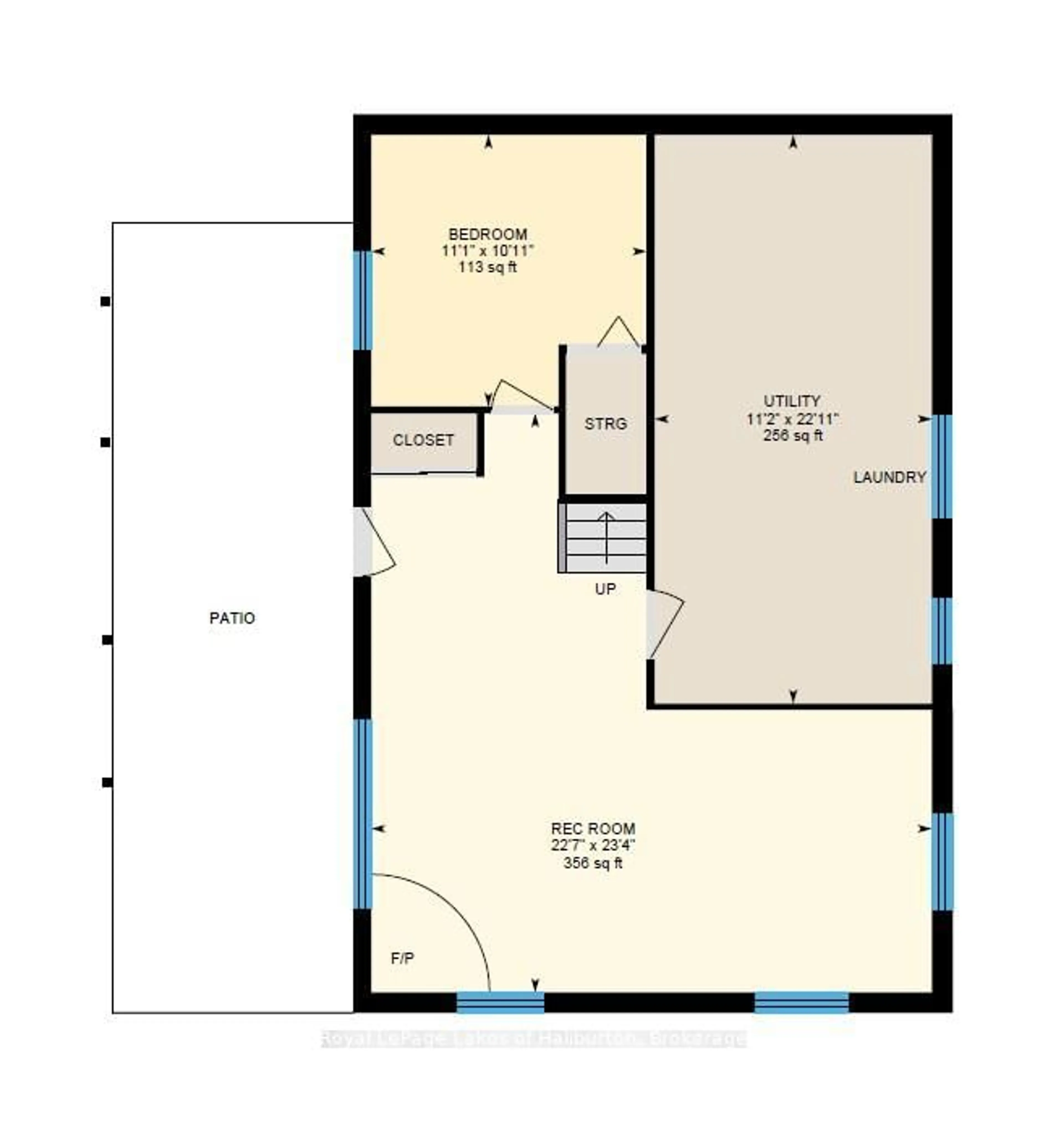 Floor plan for 1093 Lamar Dr, Algonquin Highlands Ontario K0M 1S0