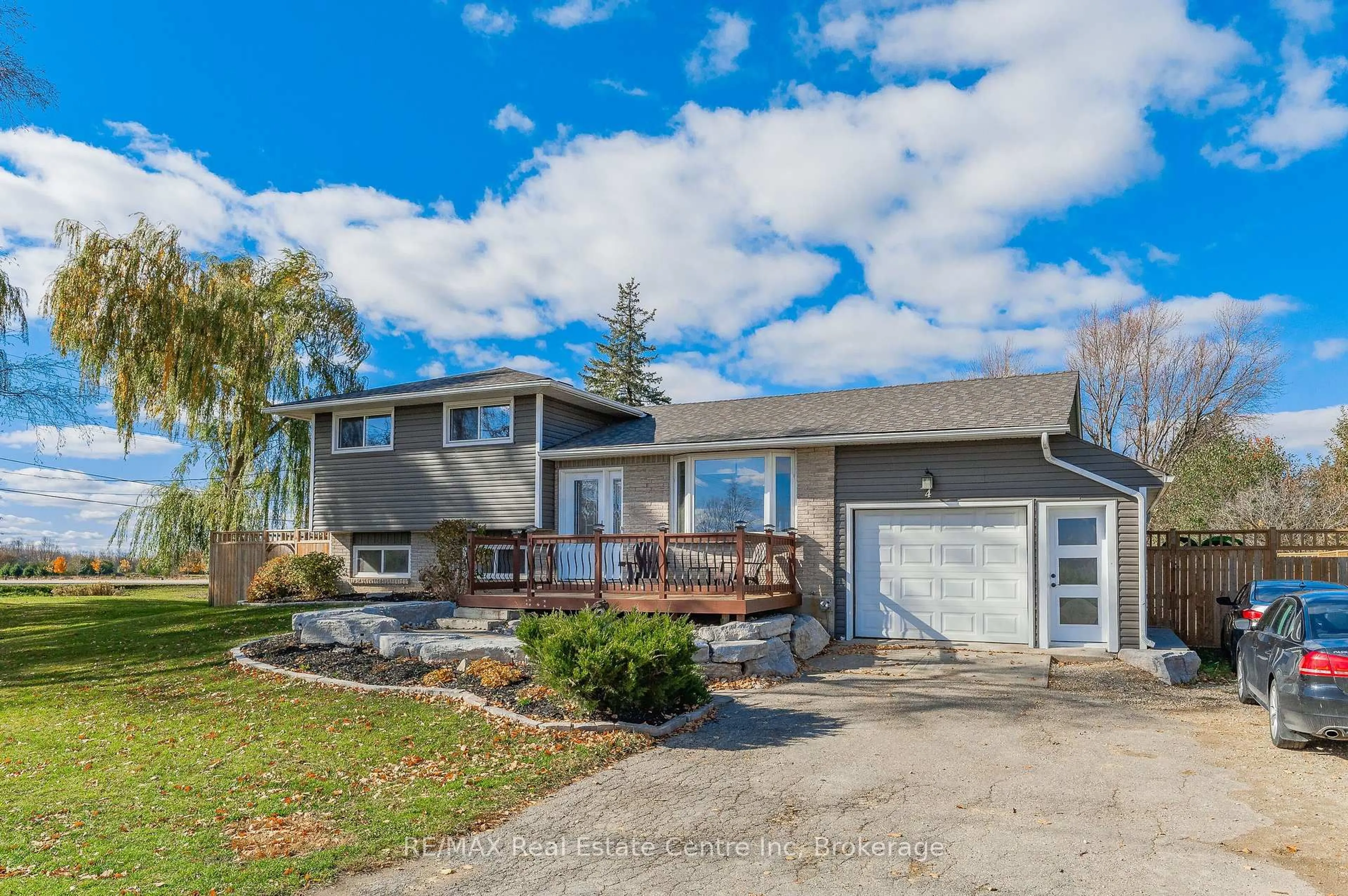 Home with vinyl exterior material, street for 4 First Line, Centre Wellington Ontario N0B 1S0