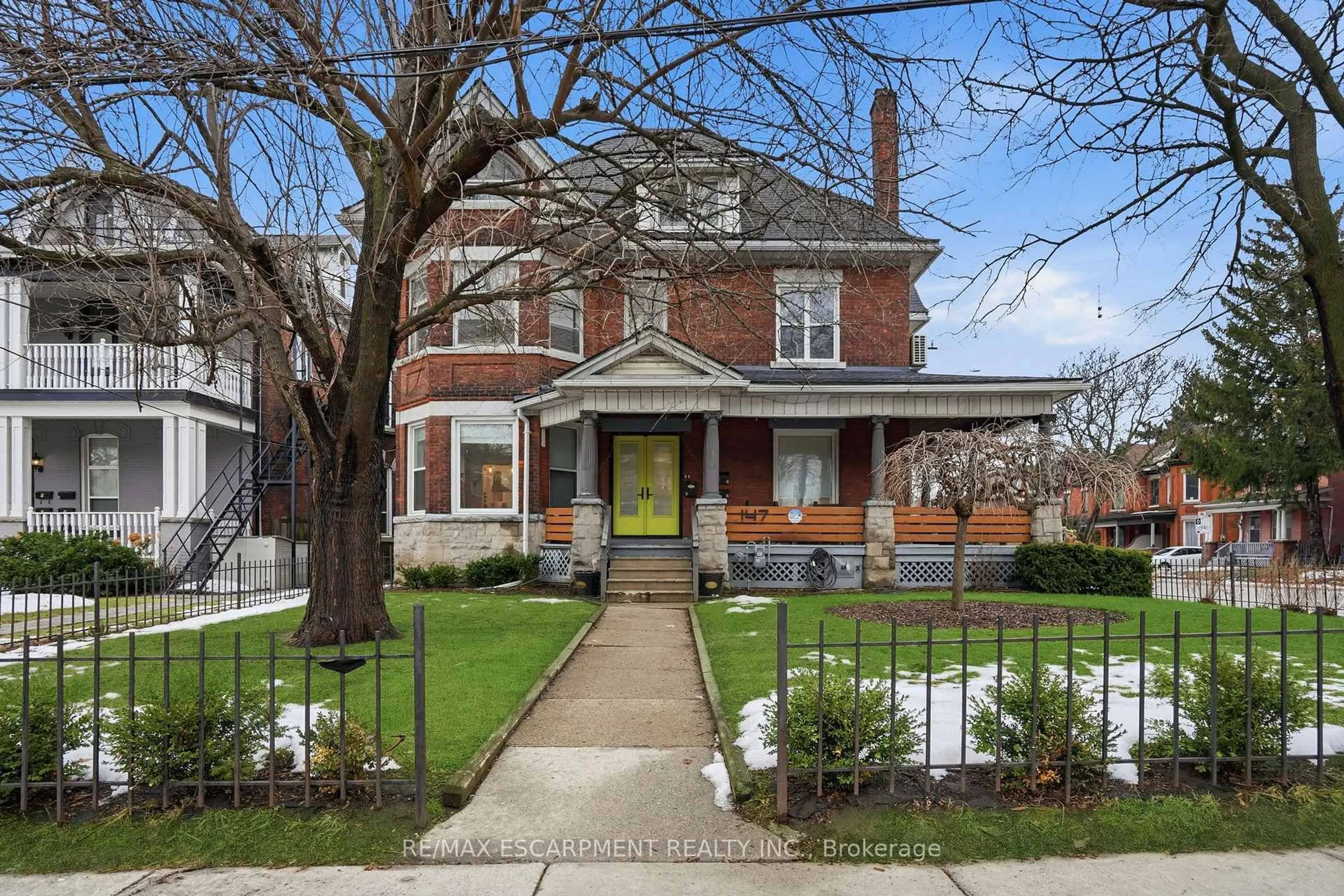 Home with brick exterior material, street for 147 Emerald St, Hamilton Ontario L8N 2V4
