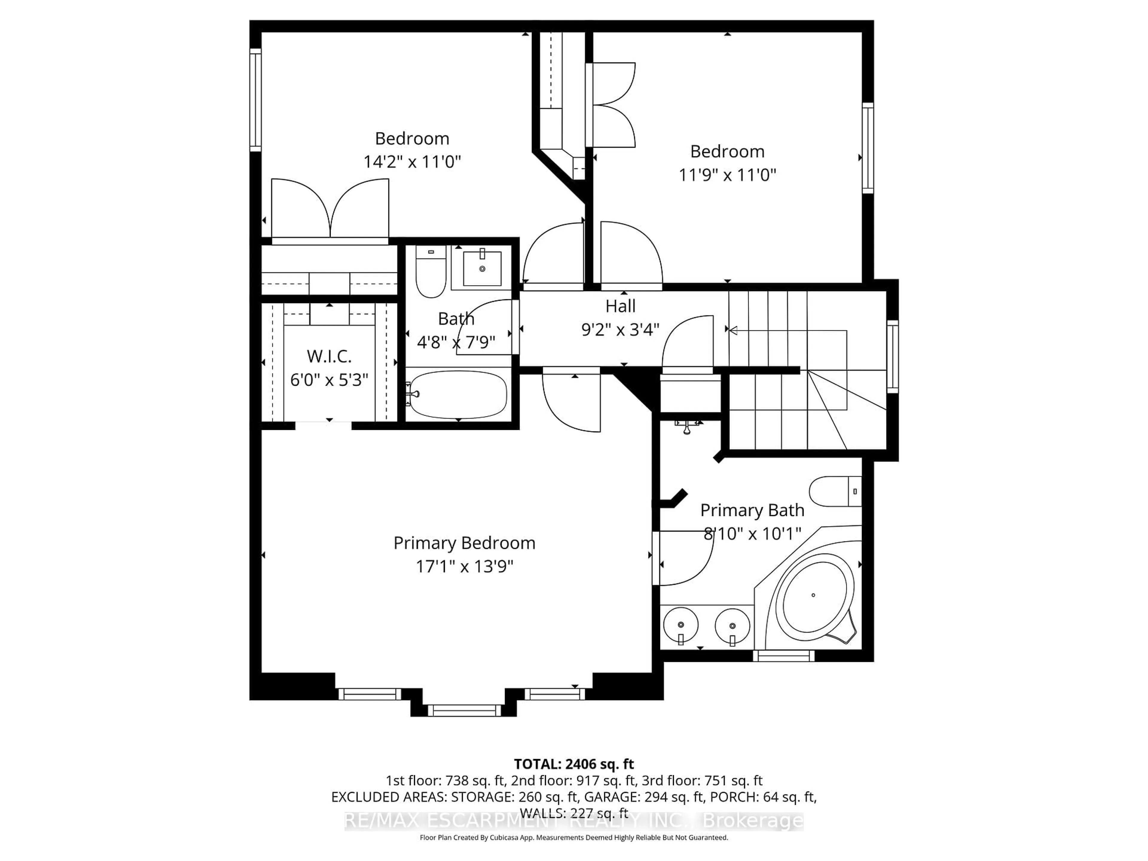 Floor plan for 7 Vidal Crt, Grimsby Ontario L3M 5R8