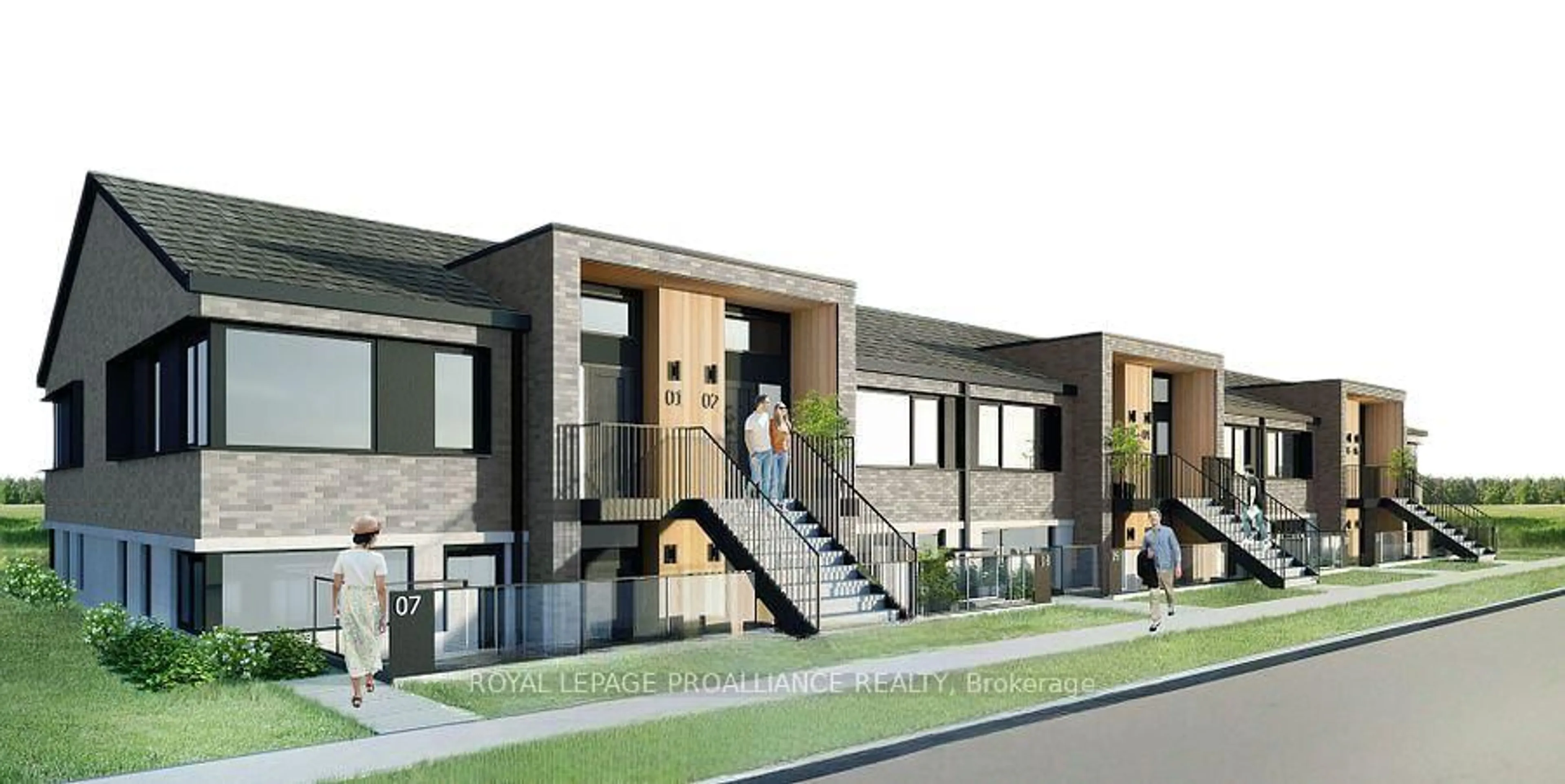 Home with brick exterior material, street for 515 (Blk 59) Joseph Gale St #203, Cobourg Ontario K9A 1K8