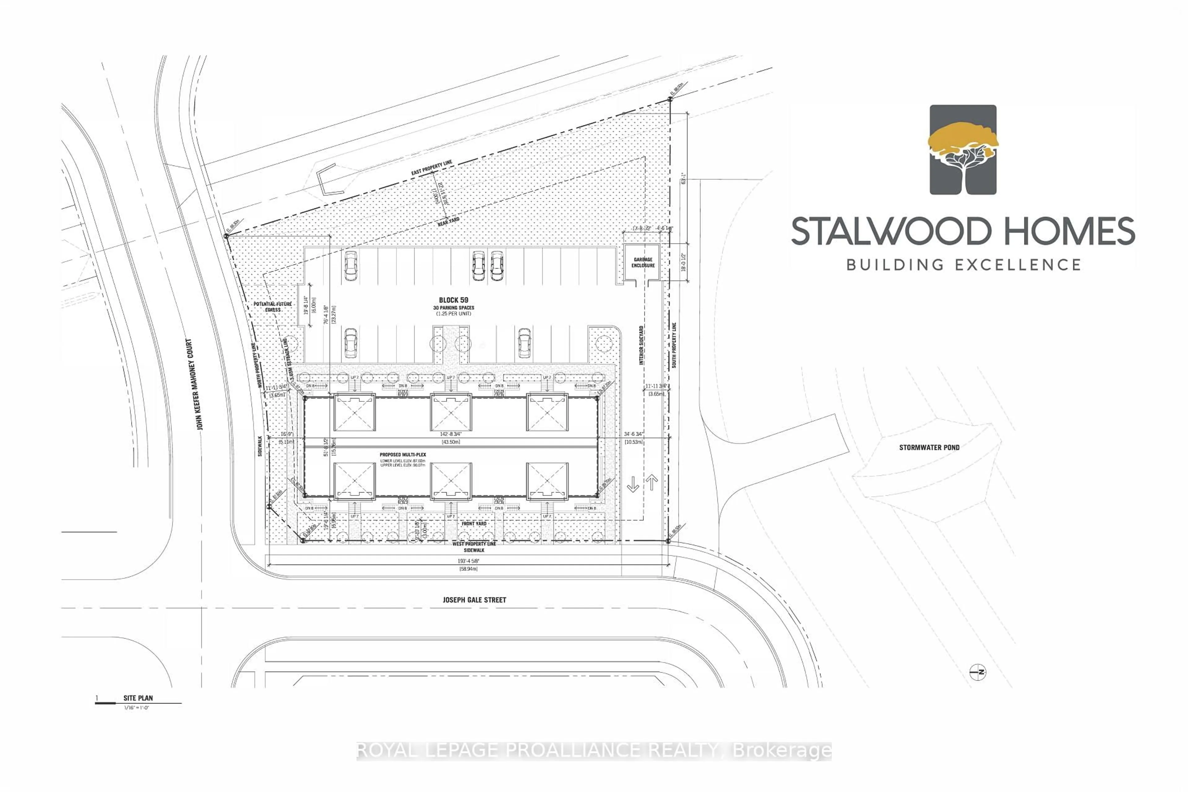 Floor plan for 515 (Blk 59) Joseph Gale St #204, Cobourg Ontario K9A 1K8