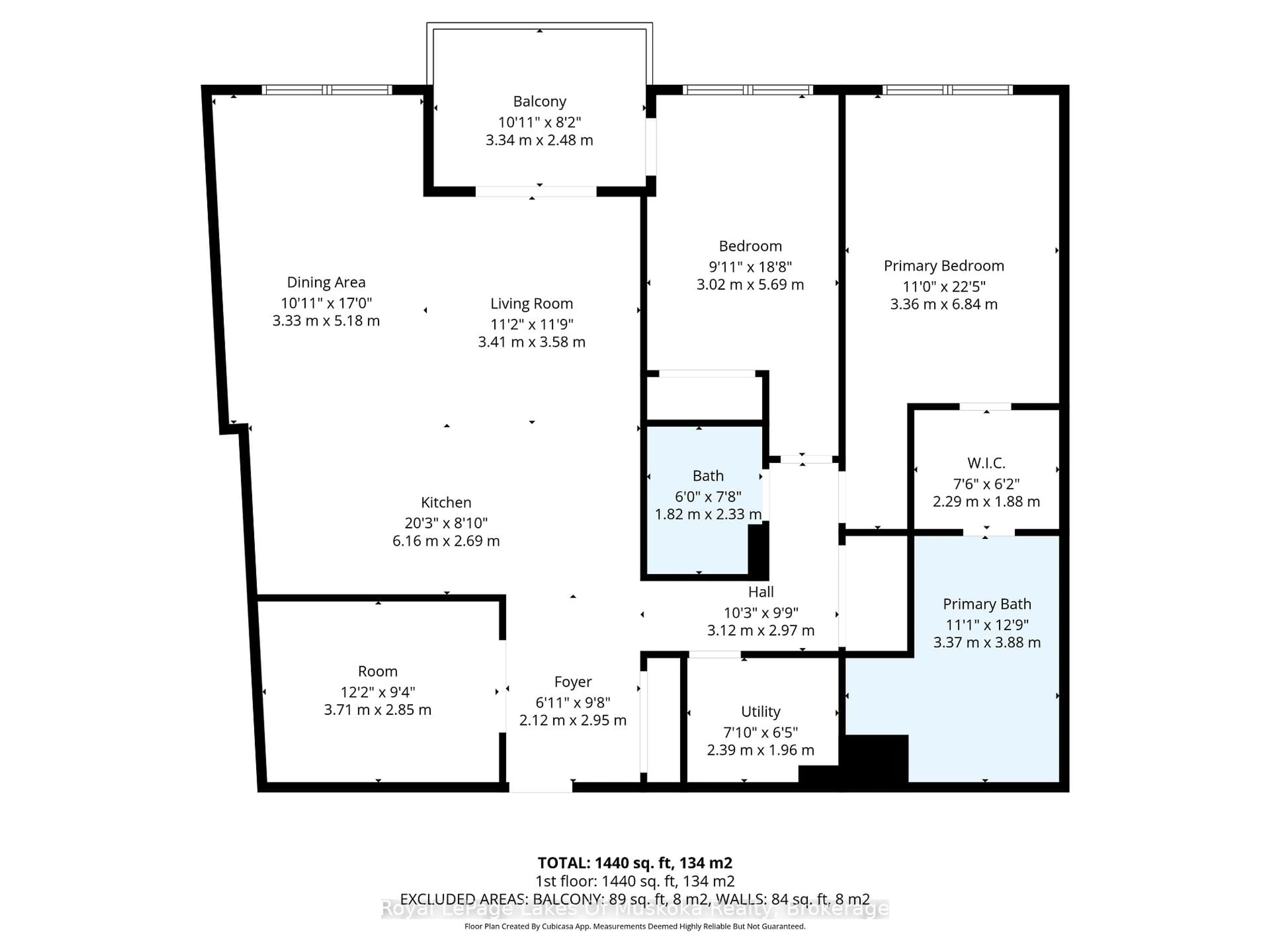 Floor plan for 24 Ontario St #403, Bracebridge Ontario P1L 2H5