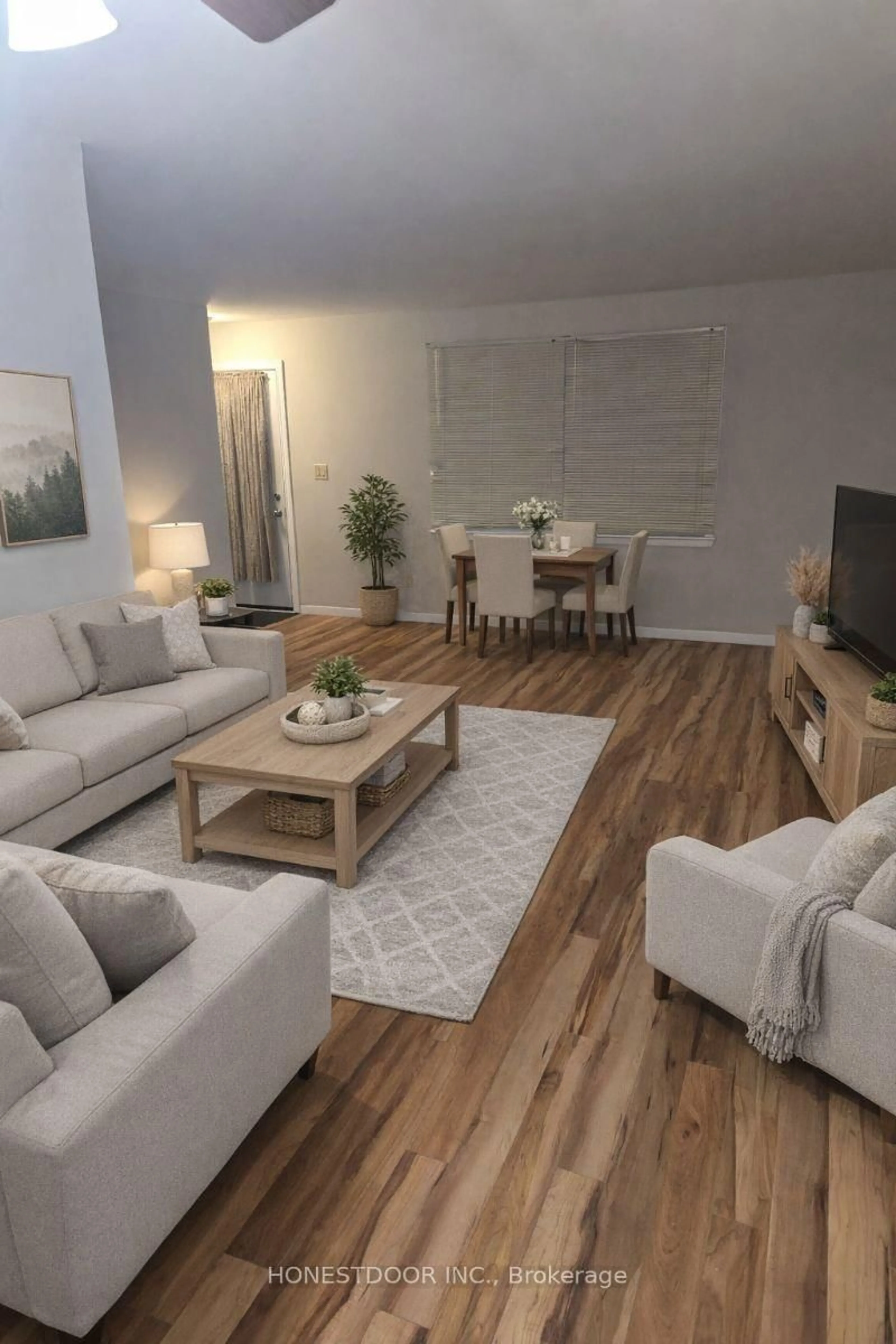 Living room with furniture, wood/laminate floor for 624 Mornington Ave, London East Ontario N5Y 3G1