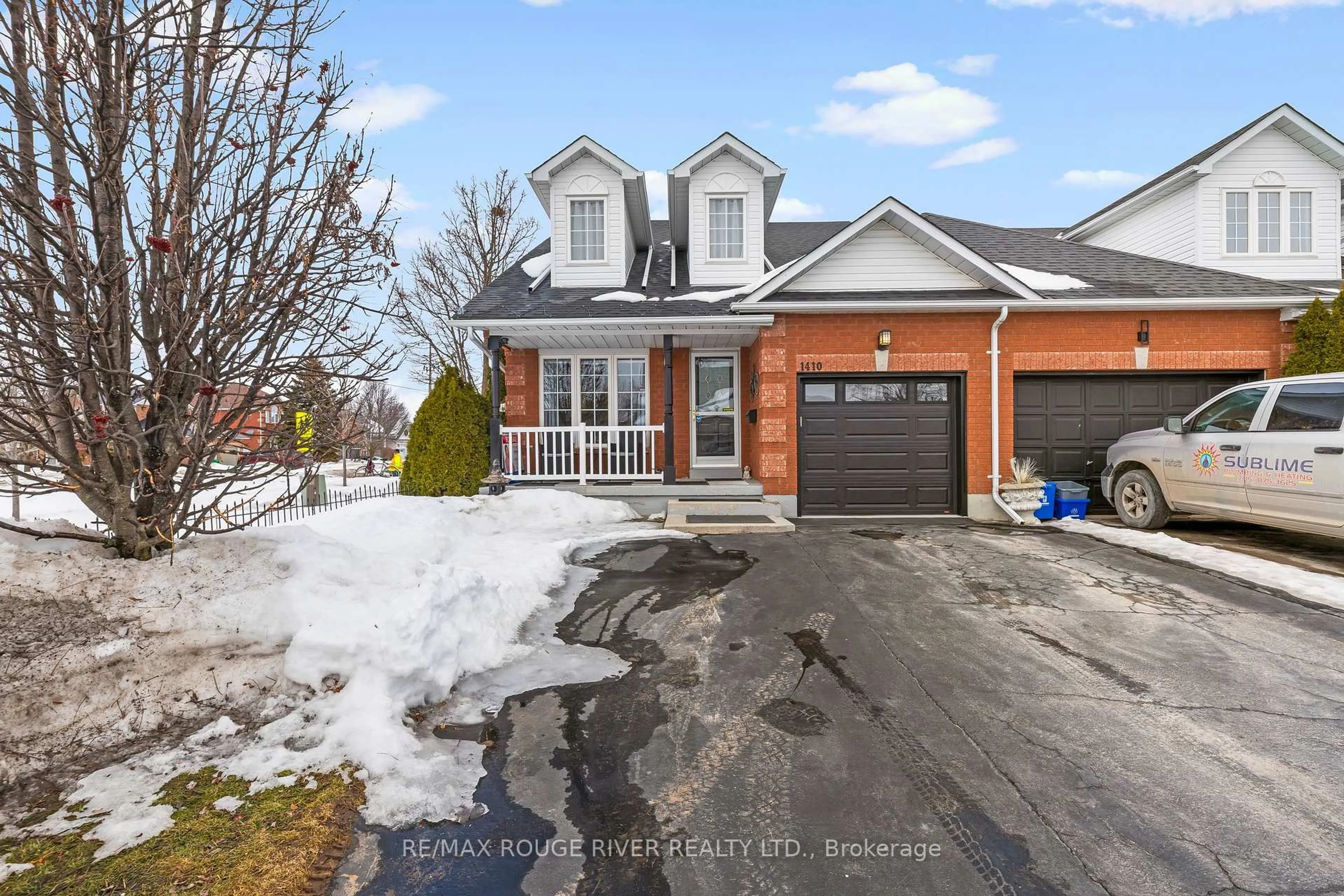 Home with brick exterior material, street for 1410 Lillico Cres, Peterborough Ontario K9K 2L1