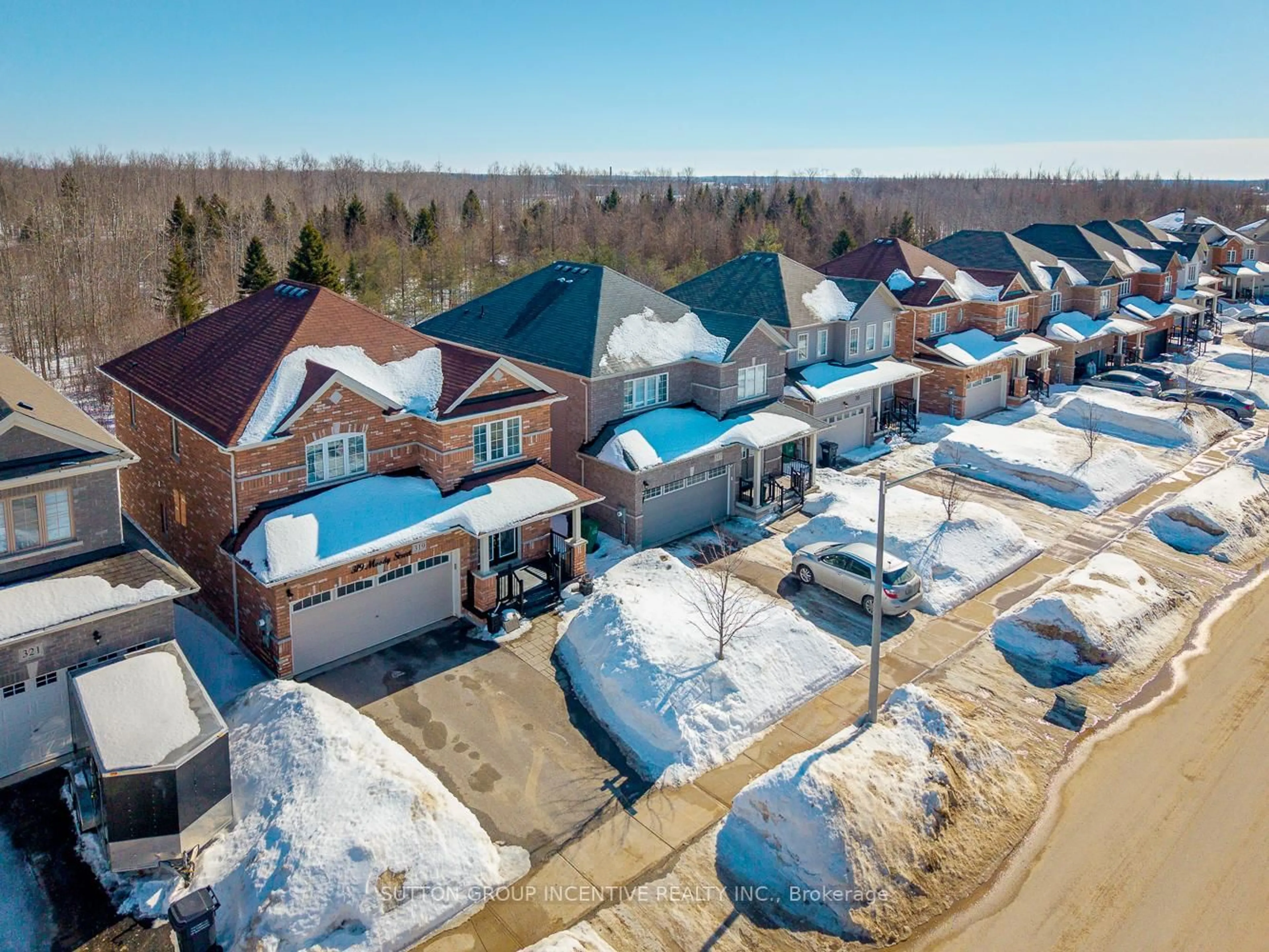 A pic from outside/outdoor area/front of a property/back of a property/a pic from drone, street for 319 Moody St, Southgate Ontario N0C 1B0