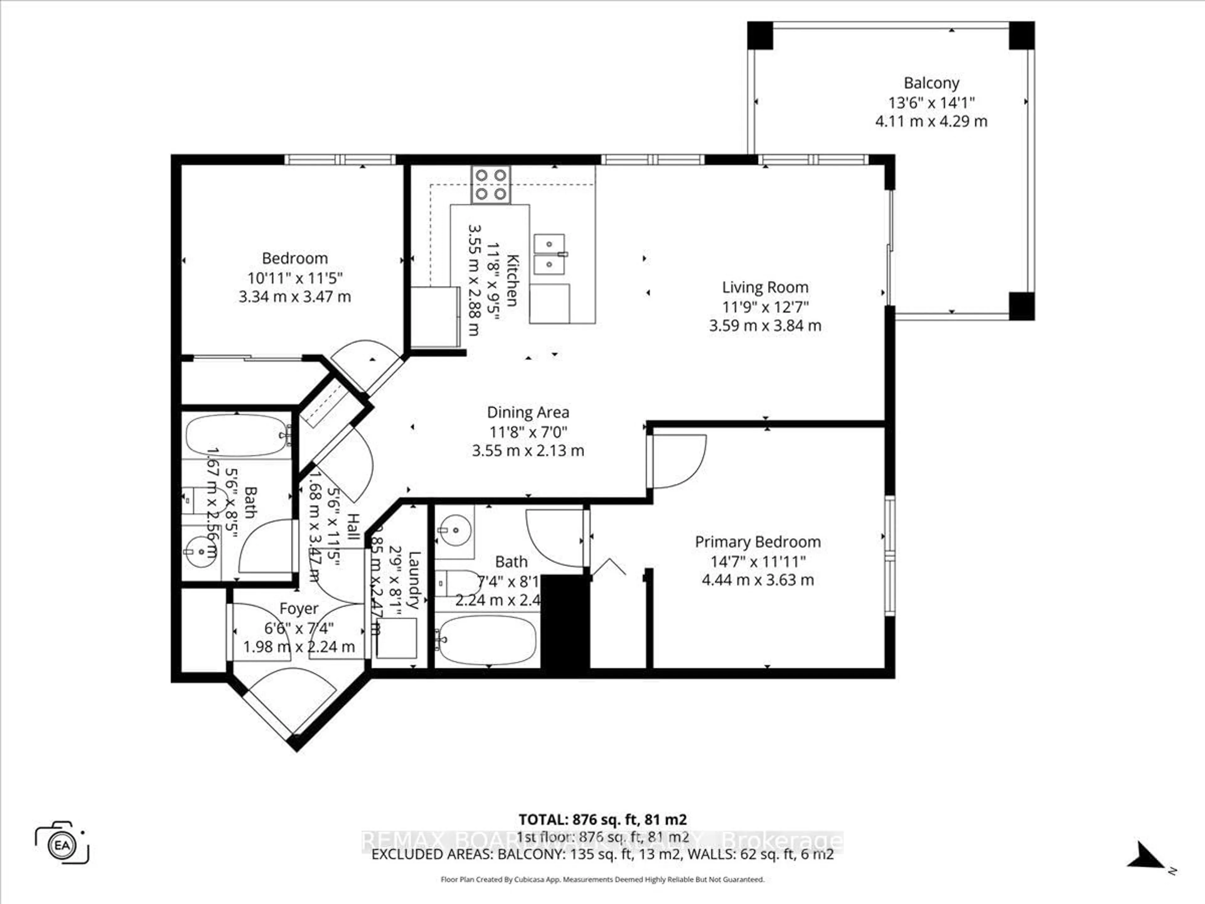 Floor plan for 141 Potts Private #414, Ottawa Ontario K4A 0X9