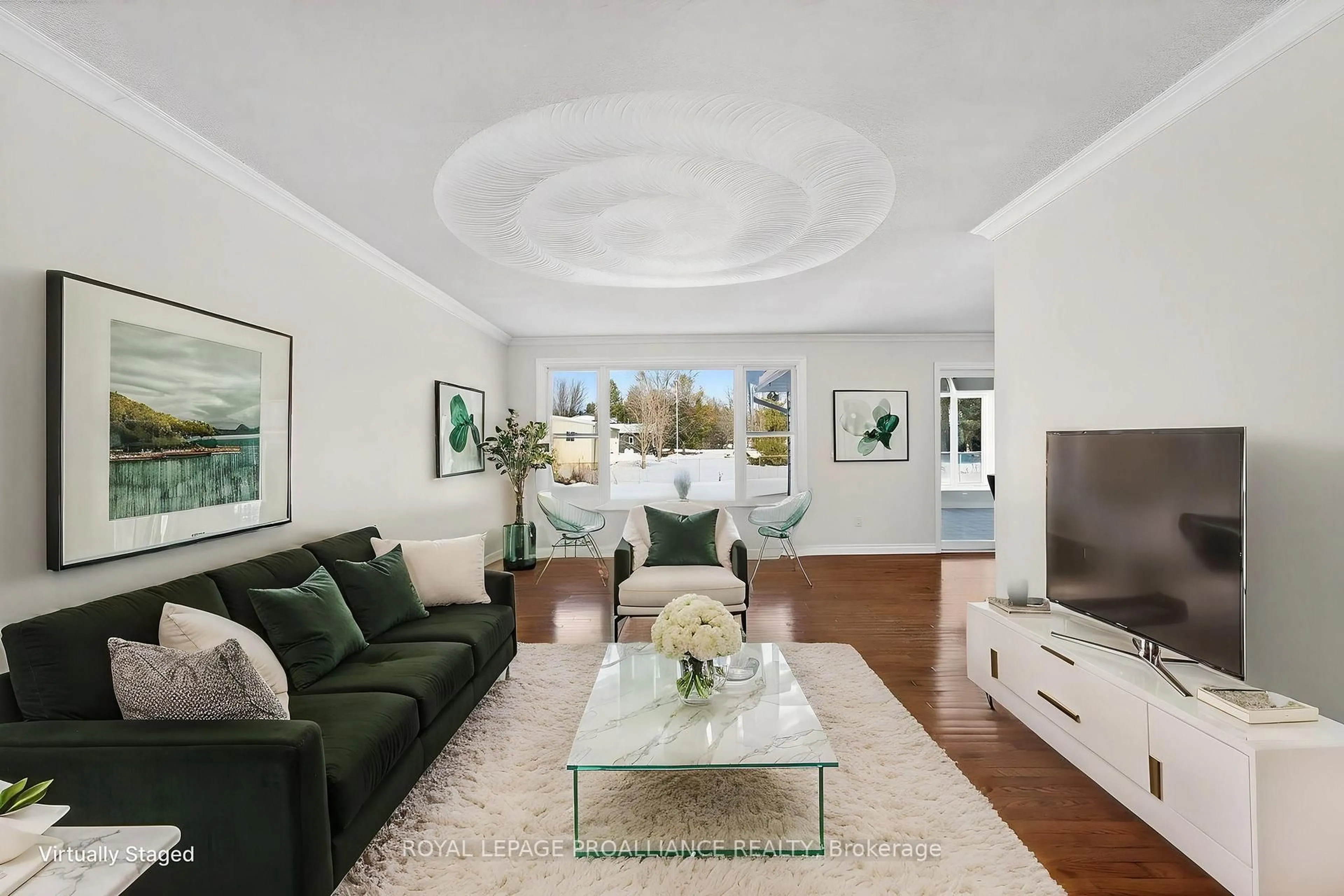 Living room with furniture, unknown for 107 Fenwood Cres, Ameliasburgh Ontario K8N 4Z7