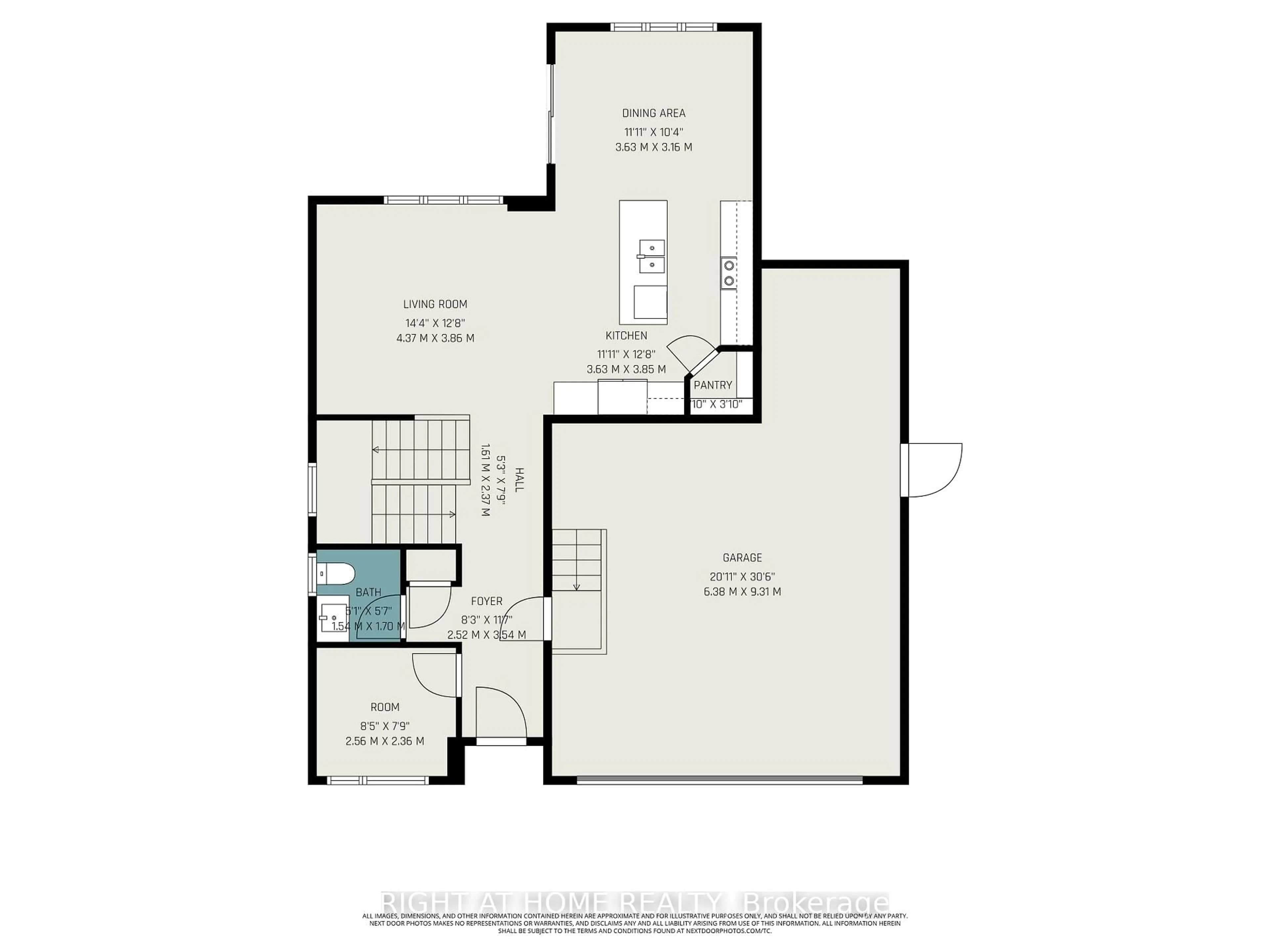 Floor plan for 429 Aurora St, Russell Ontario K4R 0L3