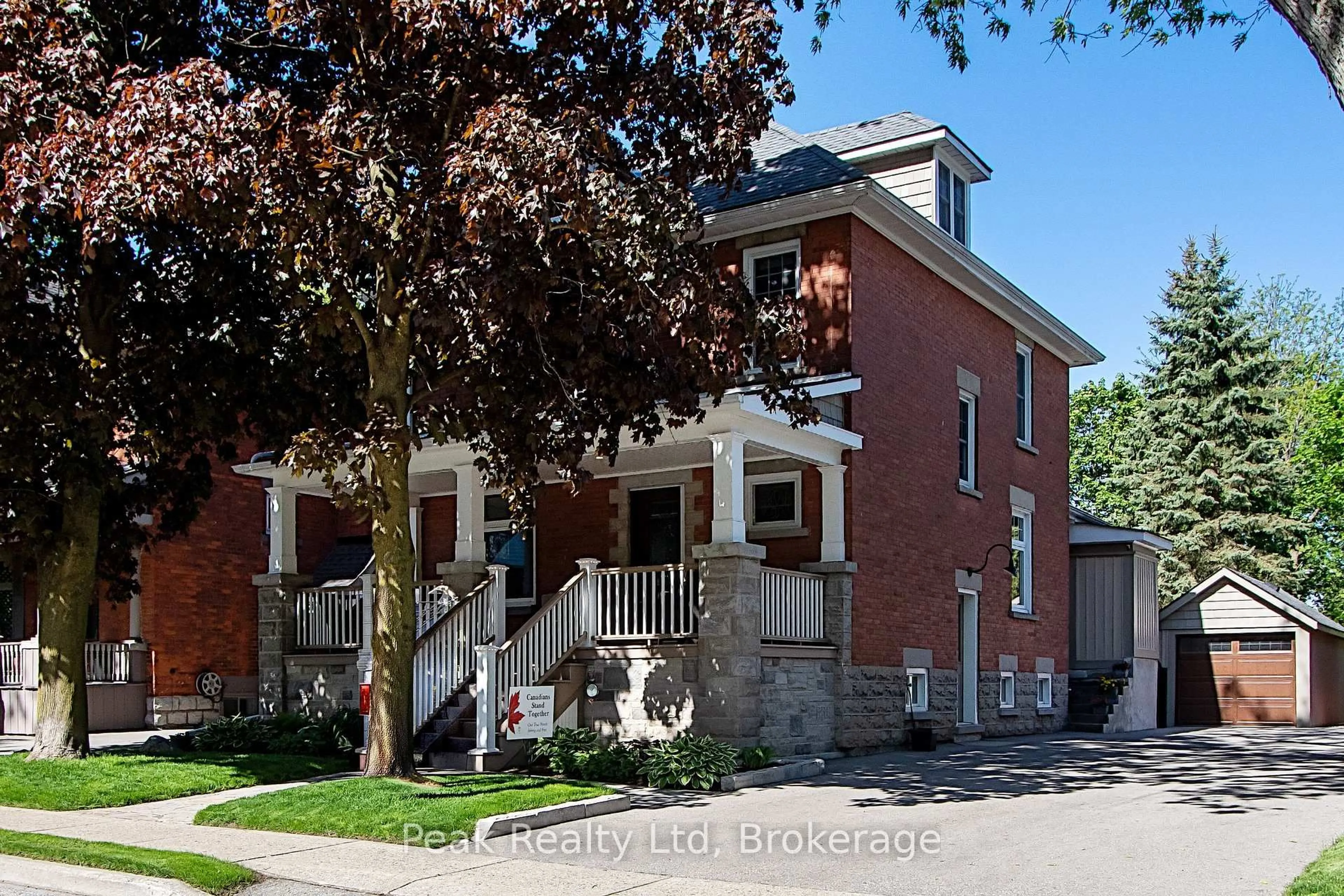 Home with brick exterior material, street for 212 Front St, Stratford Ontario N5A 4H7