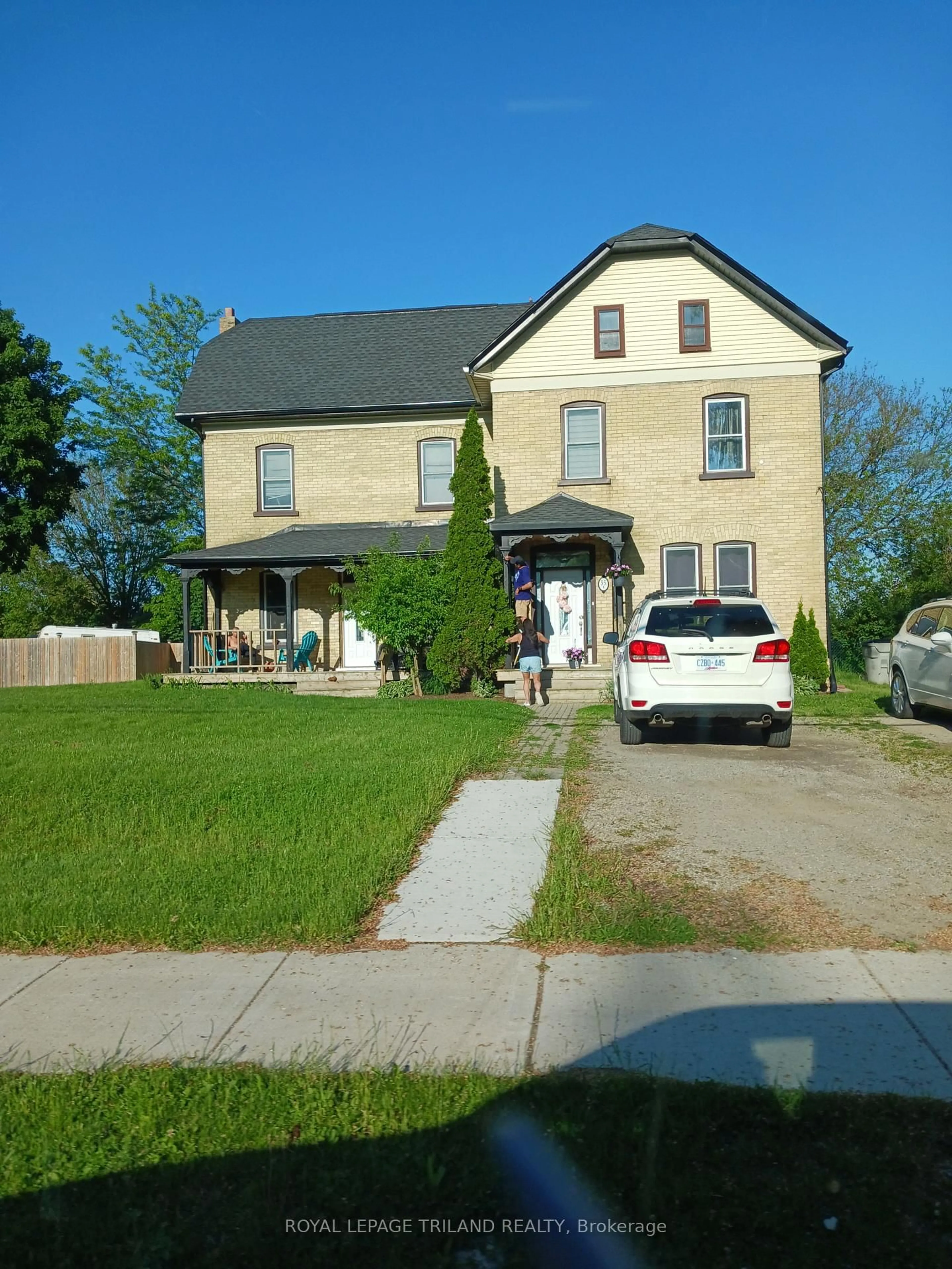 A pic from outside/outdoor area/front of a property/back of a property/a pic from drone, street for 55 MAIN St, Lambton Shores Ontario N0N 1J0
