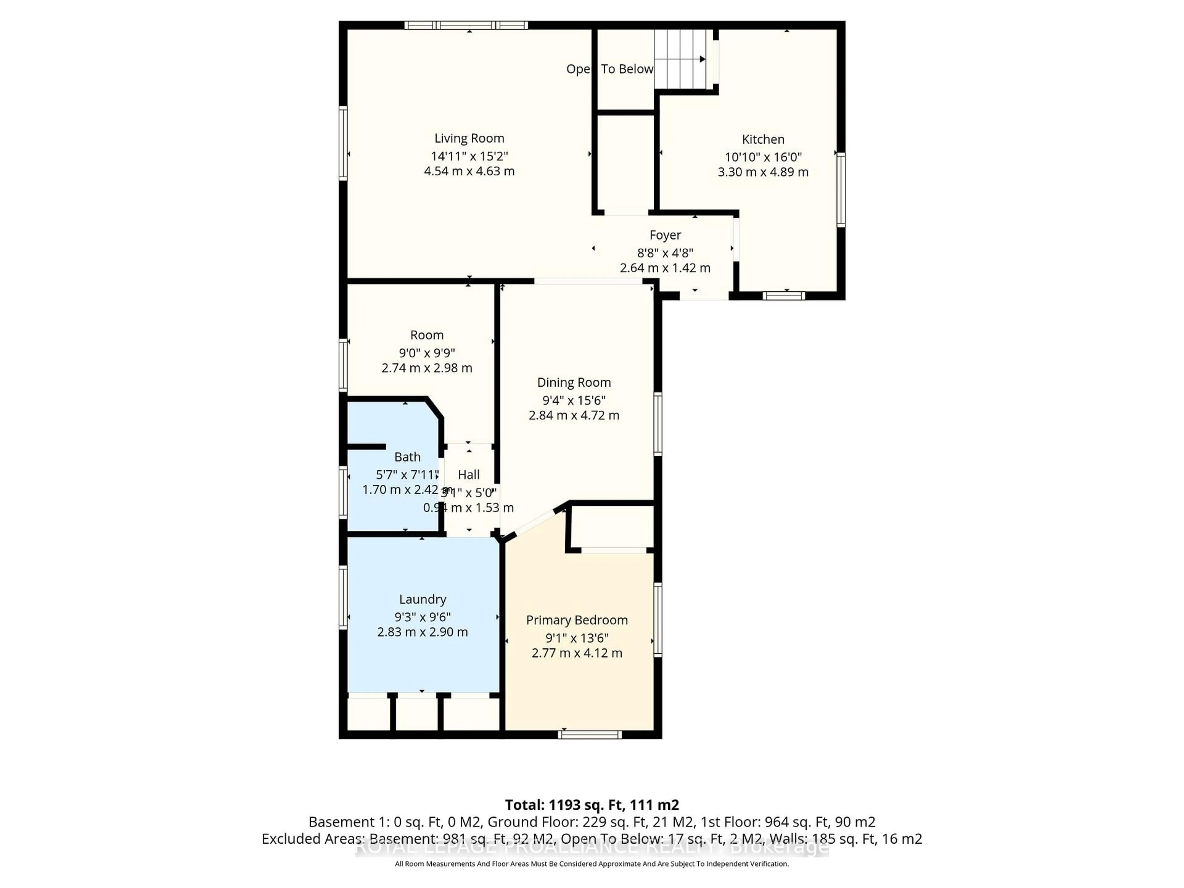 Floor plan for 5 Lyons St, Brighton Ontario K0K 1H0