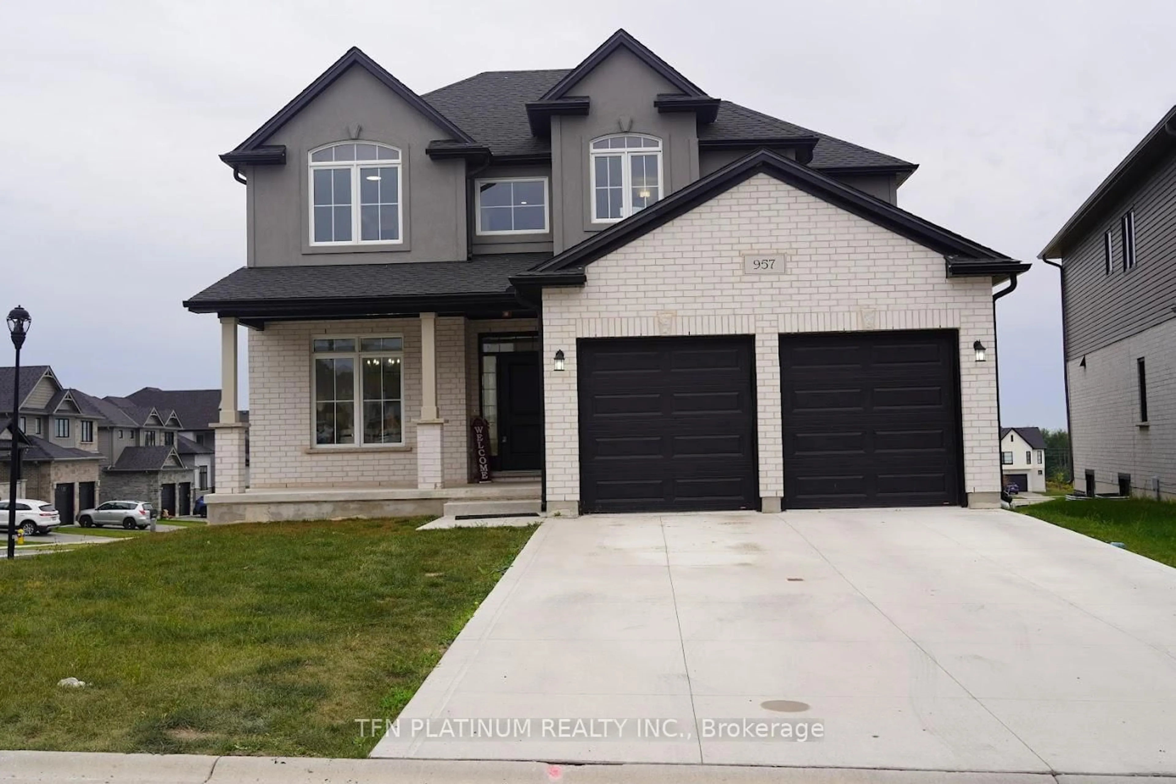 Home with brick exterior material, street for 957 Riverbend Rd, London South Ontario N6K 4P9