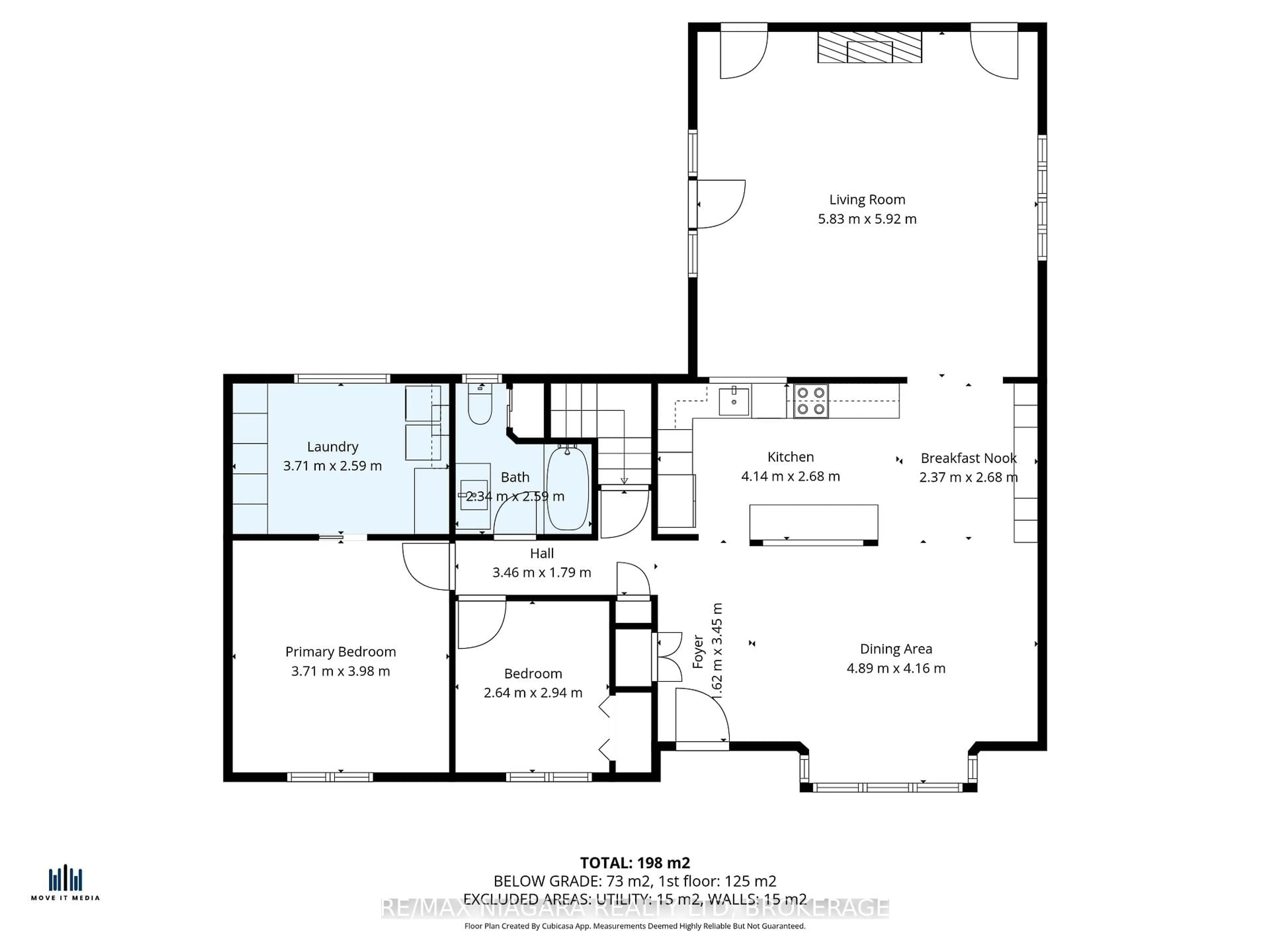 Floor plan for 7 King's Grant Rd, St. Catharines Ontario L2N 2R9