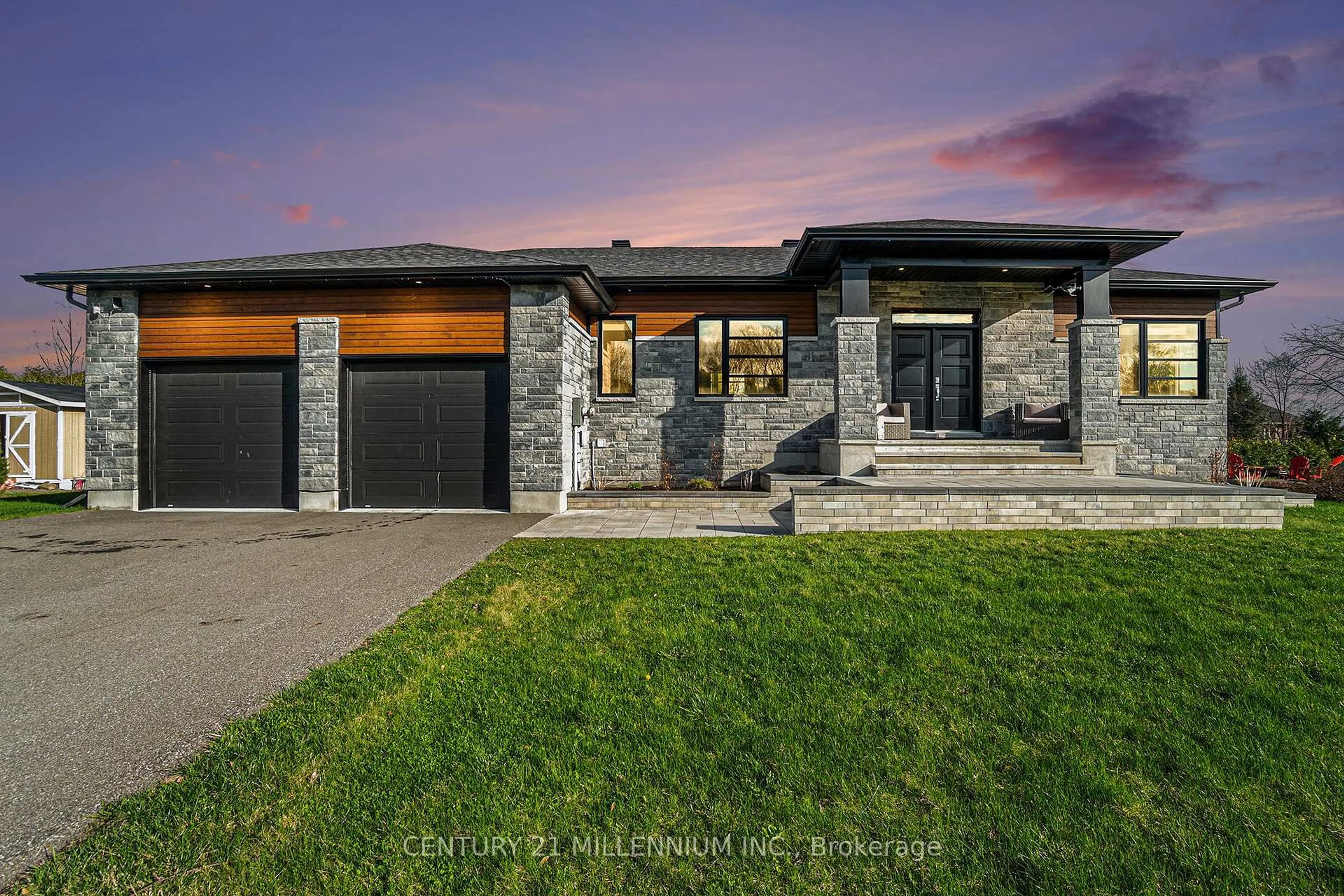 Home with brick exterior material, street for 6470 Apple Orchard Rd, Greely Ontario K4P 0B1