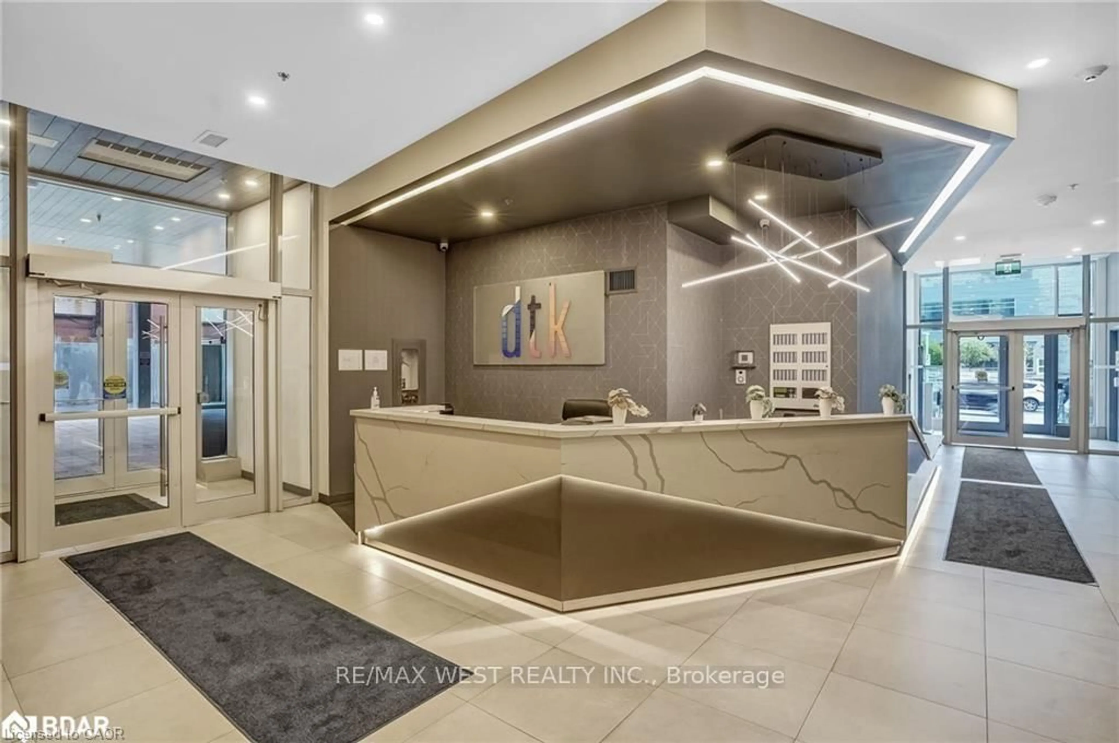 Lobby for 60 Frederick St #1409, Kitchener Ontario N2H 0C7