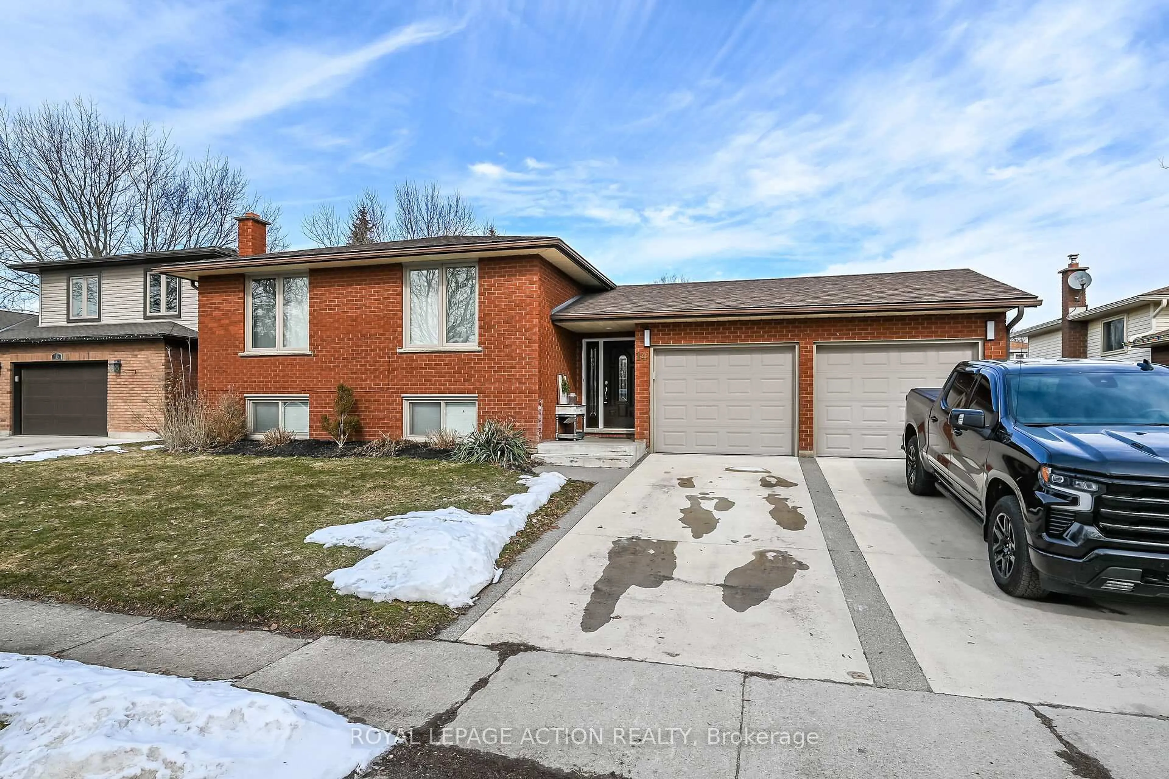 Home with brick exterior material, street for 14 Max Webster Rd, Brantford Ontario N3P 1H7