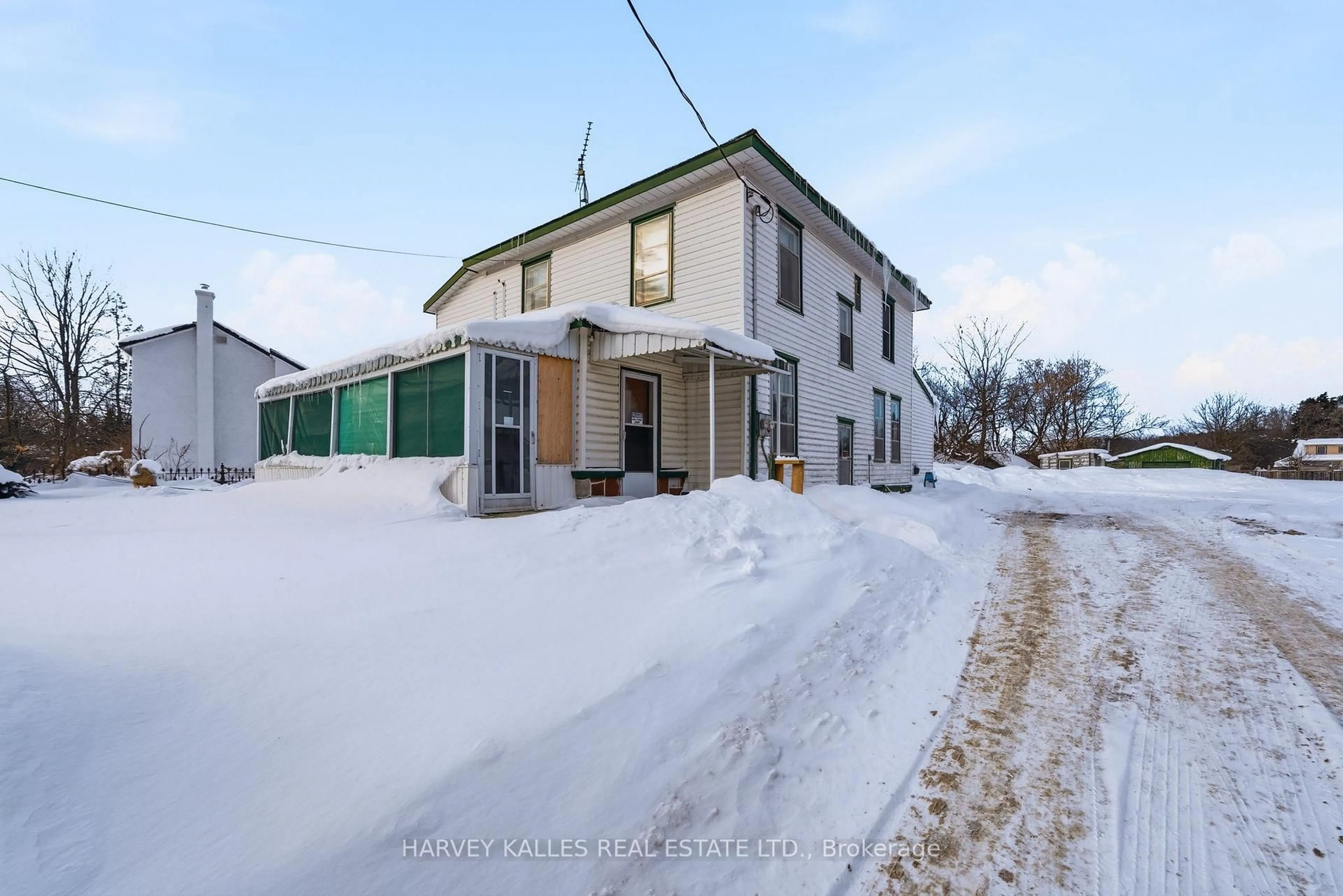 A pic from outside/outdoor area/front of a property/back of a property/a pic from drone, street for 483 Highway Highway #49, Prince Edward County Ontario K0K 2T0