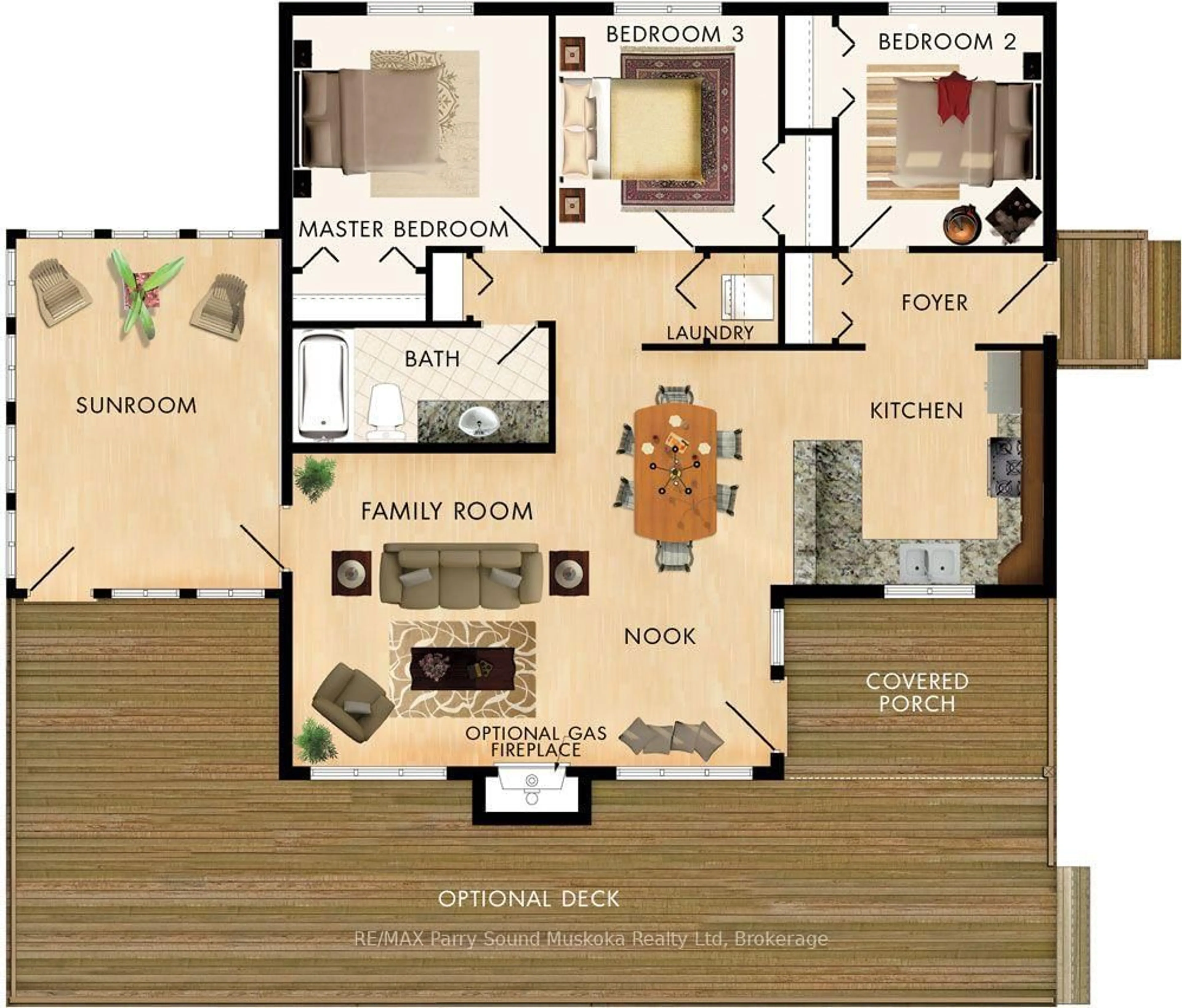Floor plan for 161 - 25 Balsam Creek Rd, Parry Sound Remote Area Ontario P0H 1S0
