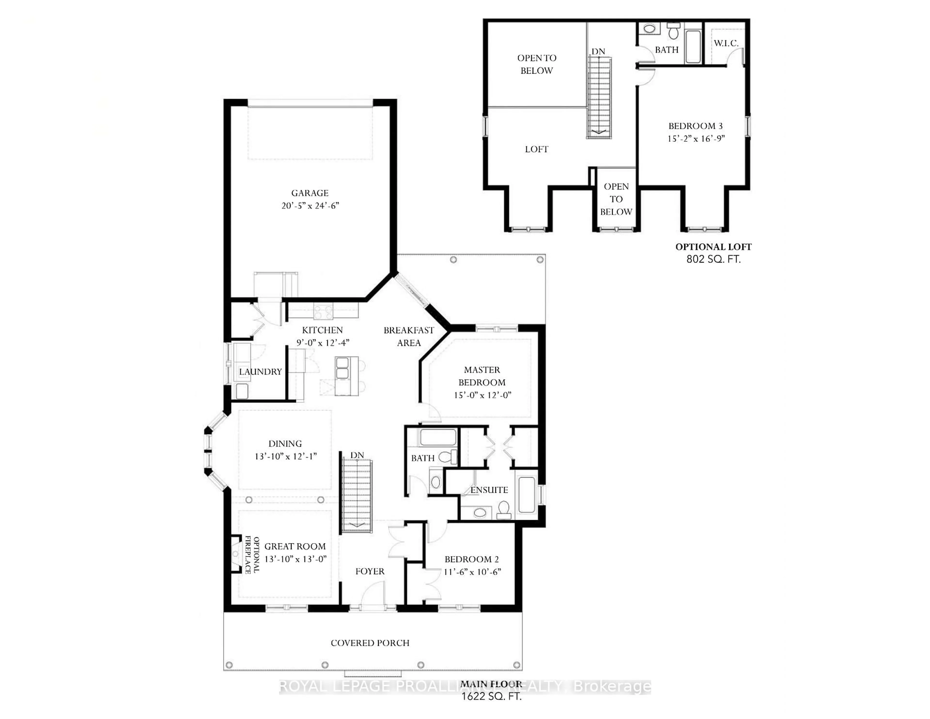 Floor plan for 911 Ernest Allen Blvd, Cobourg Ontario K9A 1W9
