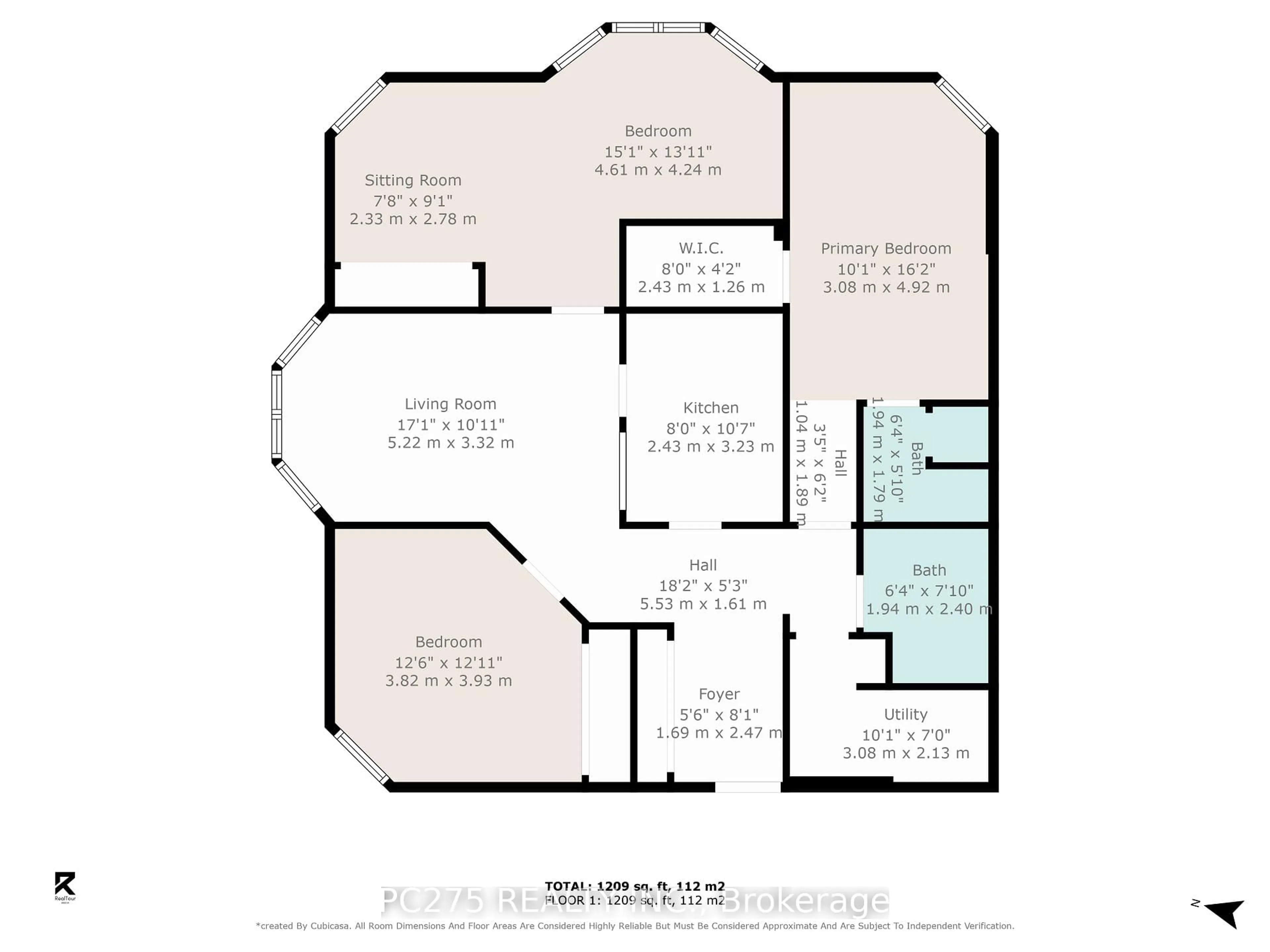 Floor plan for 549 Ridout St #407, London East Ontario N6A 5N5