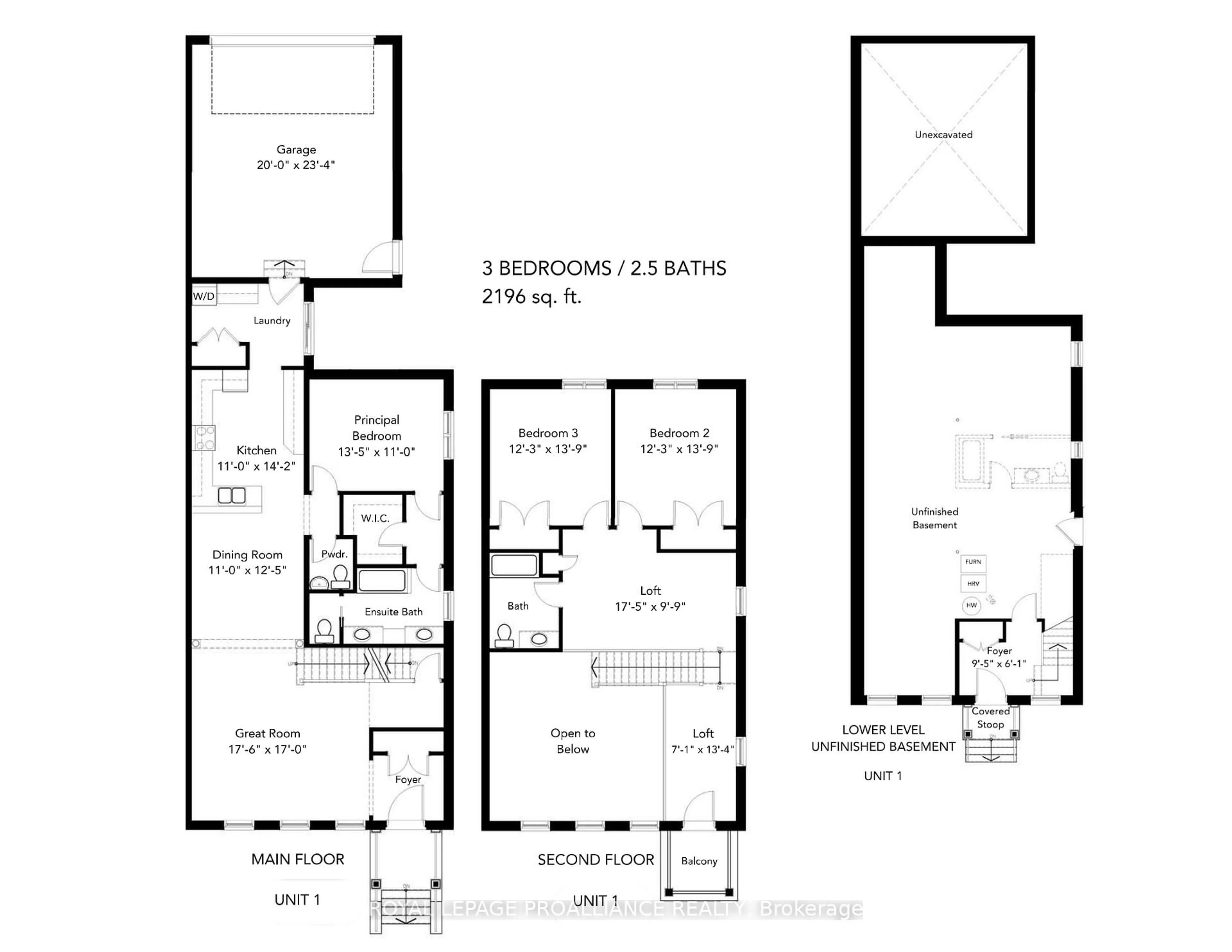 Floor plan for Lot 37 Ernest Allen Blvd, Cobourg Ontario K9A 2C8