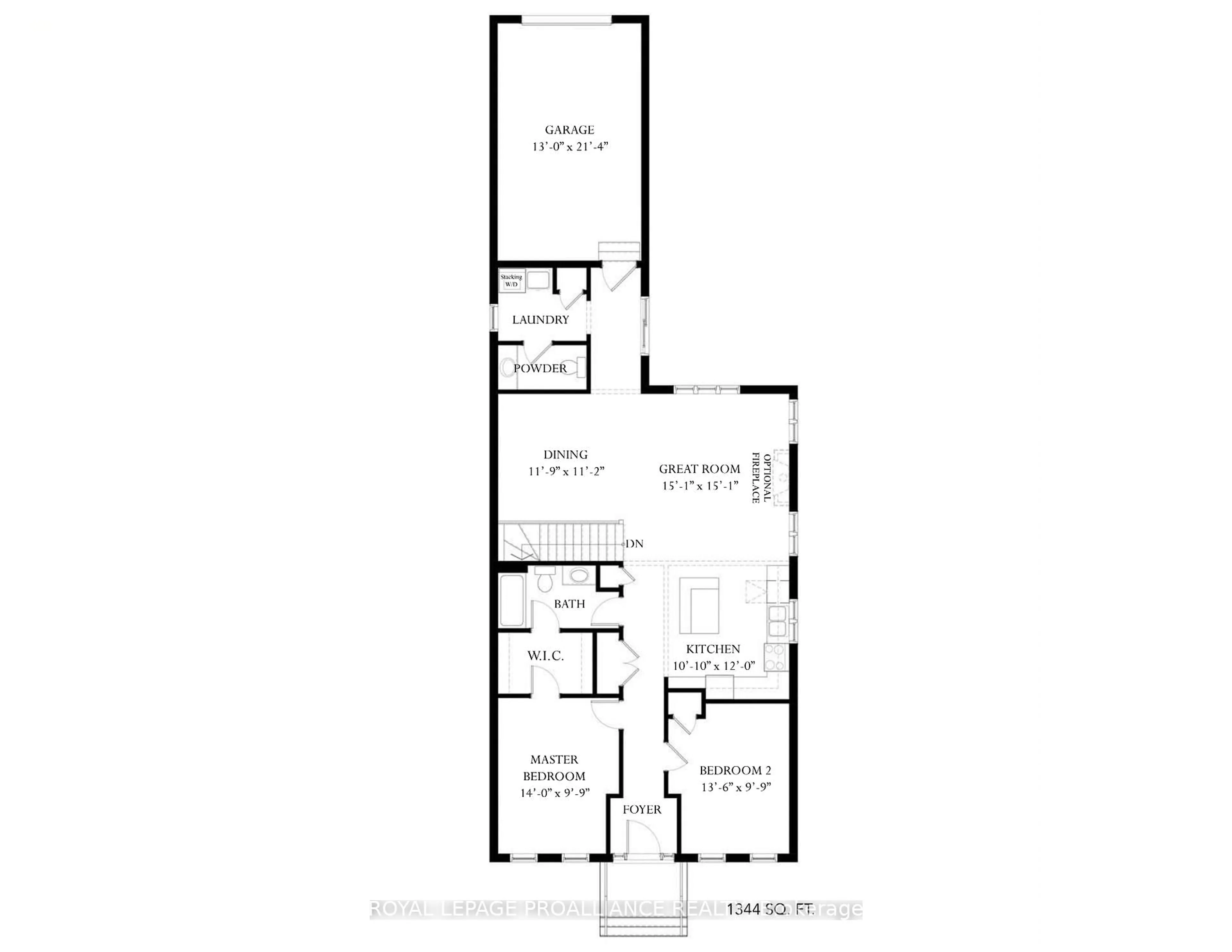 Floor plan for Lot 16 John Fairhurst Blvd, Cobourg Ontario K9A 0G4