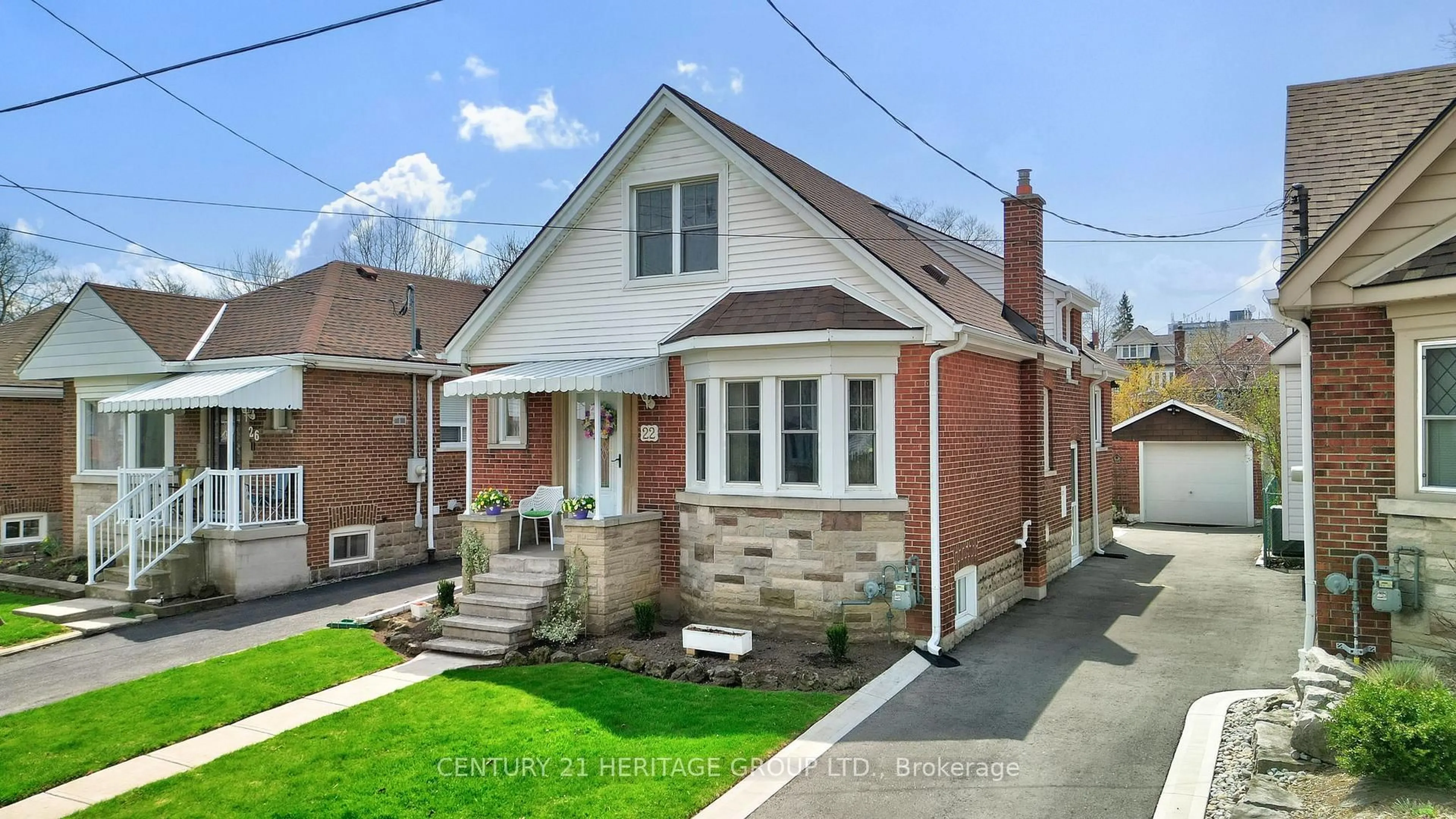 Home with brick exterior material, street for 22 Churchill Ave, Hamilton Ontario L9A 1J5