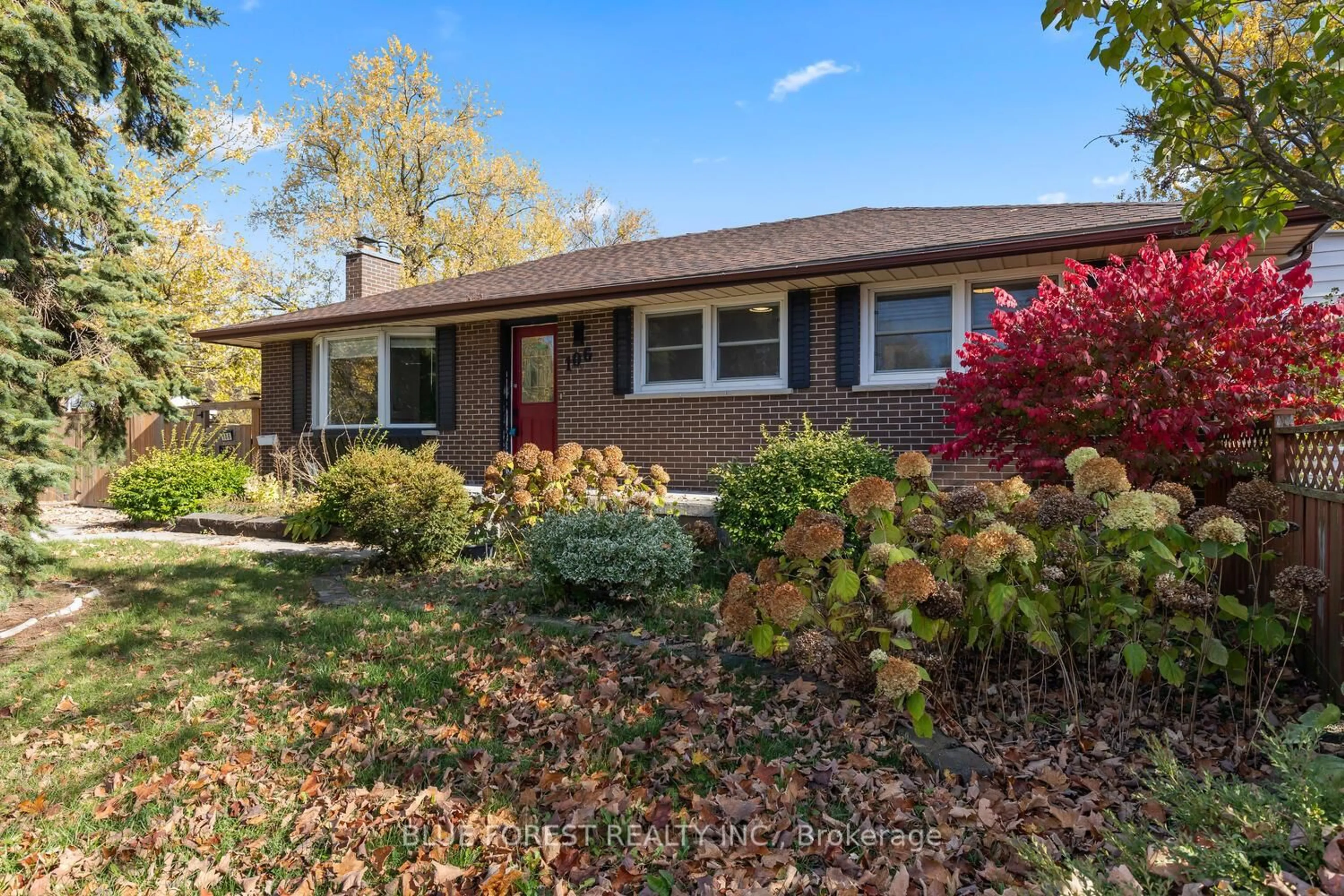 Home with brick exterior material, street for 106 Laurentian Dr, London East Ontario N5W 1P2