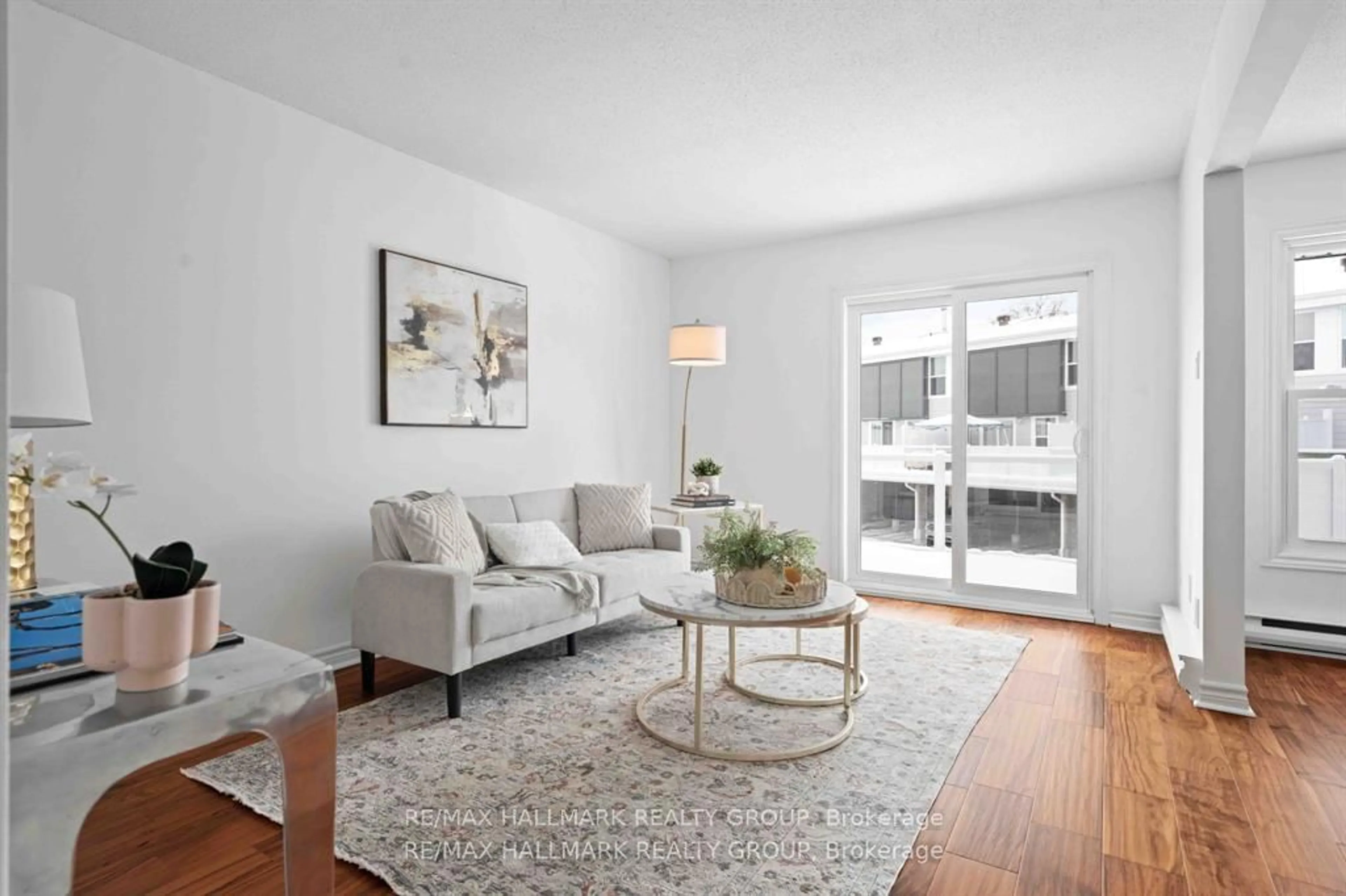 Living room with furniture, unknown for 3445 Uplands Dr #223, Ottawa Ontario K1V 9N6