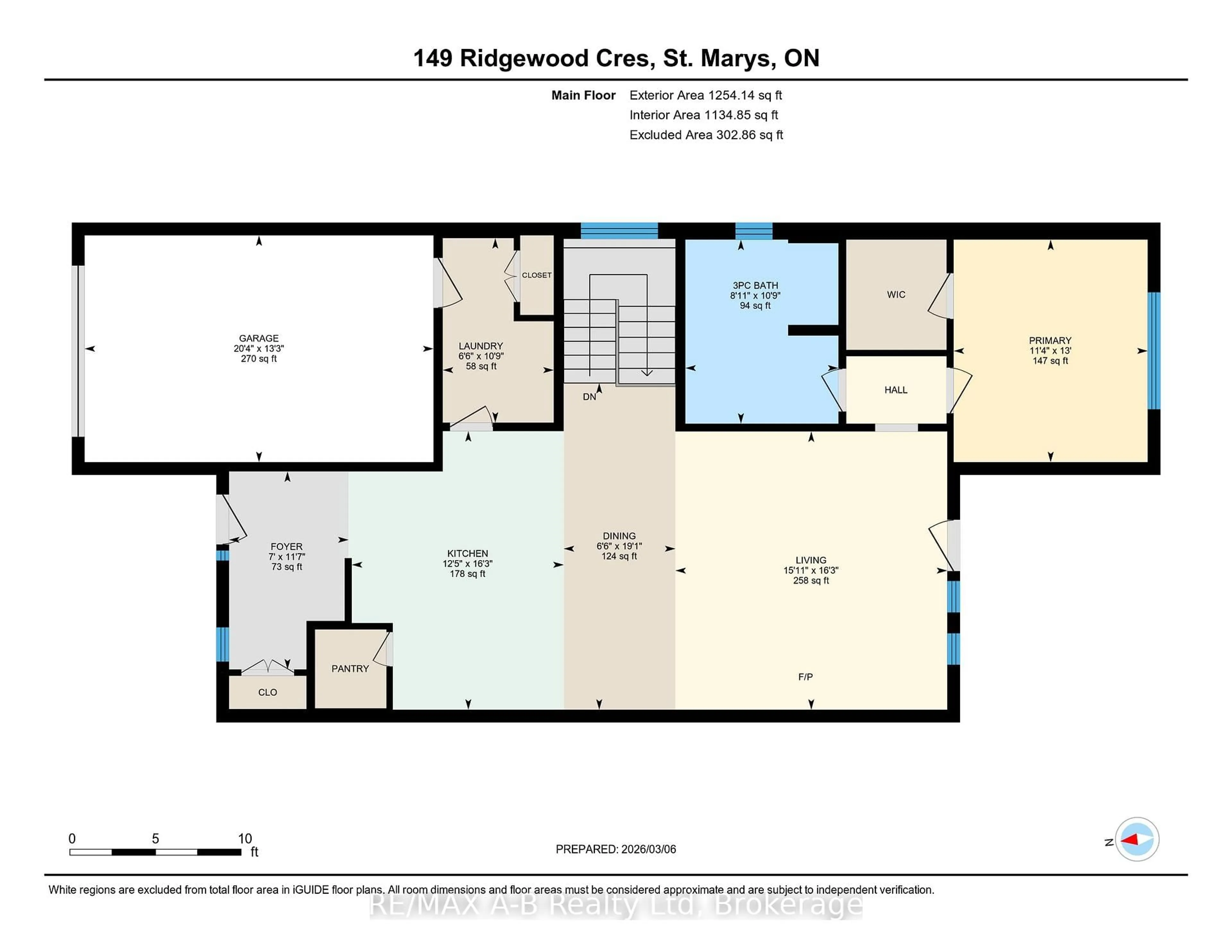 Floor plan for 149 Ridgewood Cres, St. Marys Ontario N4X 0B8