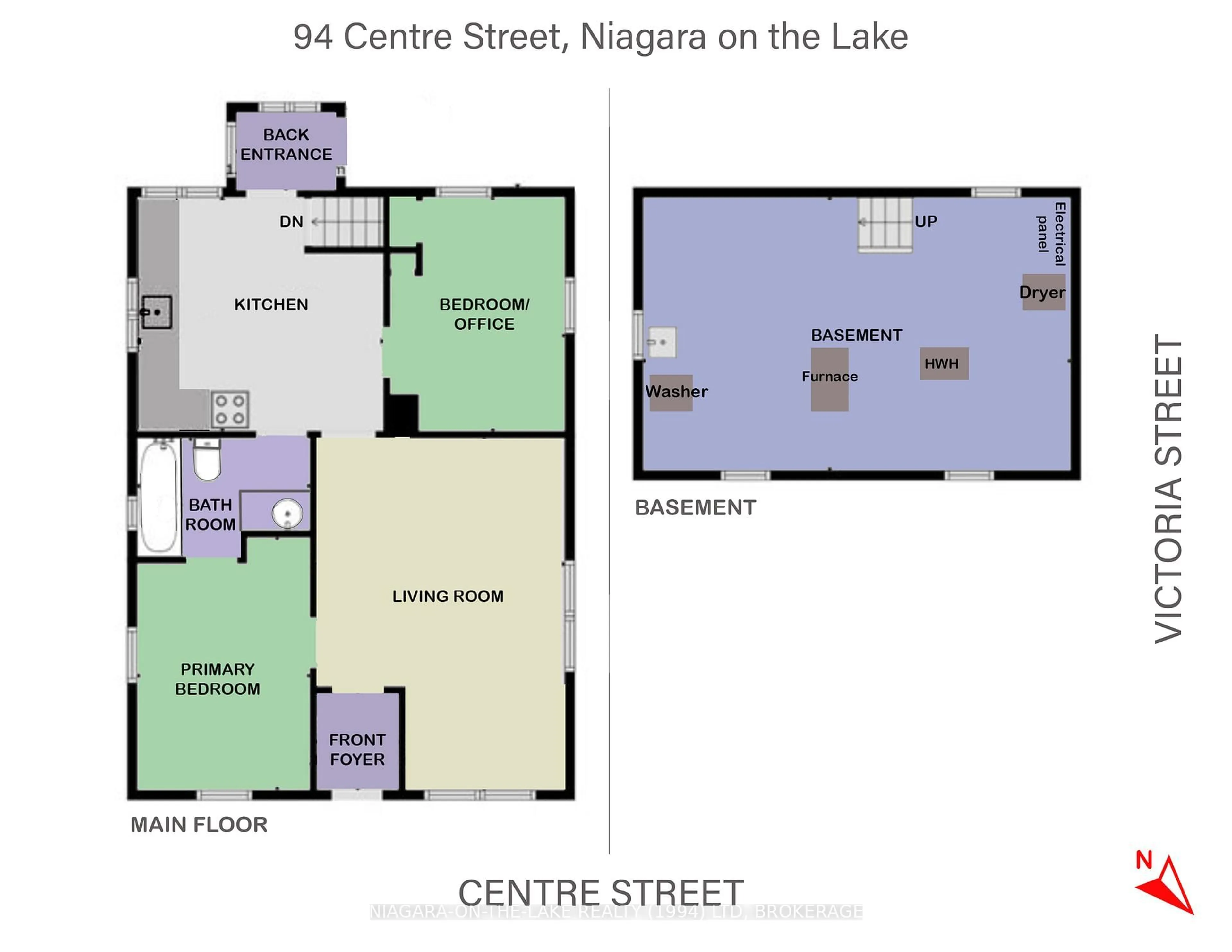 Floor plan for 94 Centre St, Niagara-on-the-Lake Ontario L0S 1J0