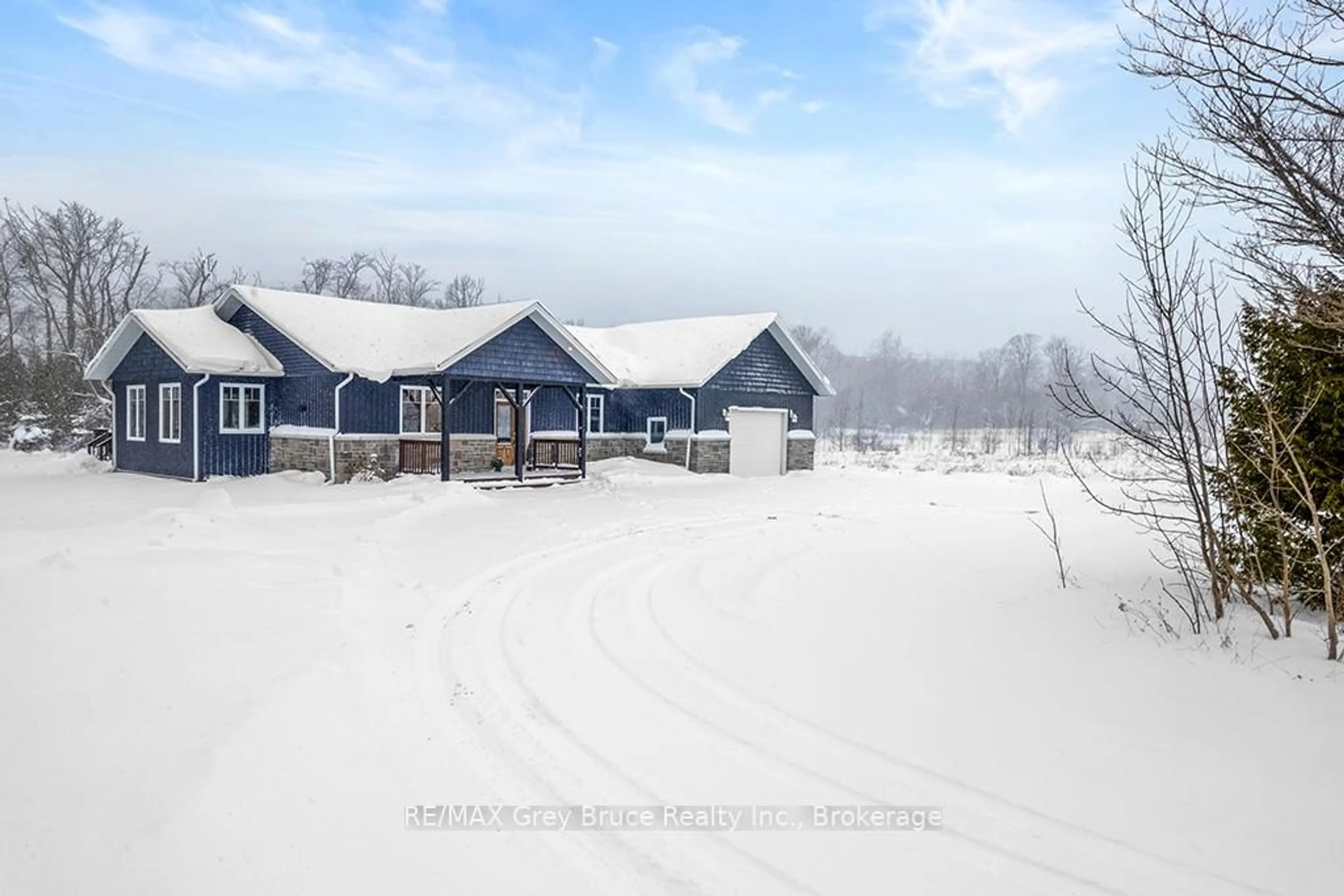 A pic from outside/outdoor area/front of a property/back of a property/a pic from drone, mountain view for 1379 West Rd, Northern Bruce Peninsula Ontario N0H 1W0