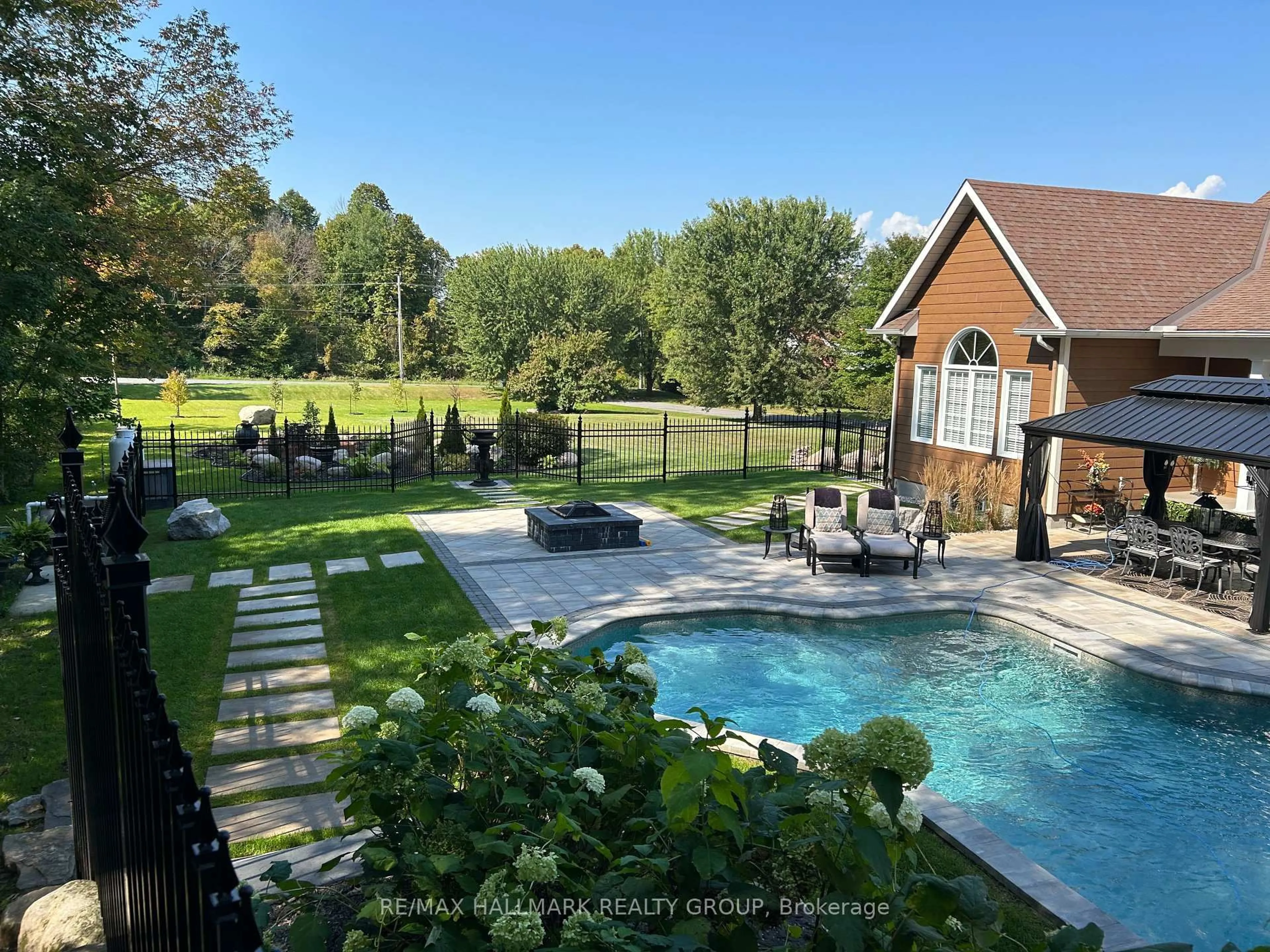 A pic from outside/outdoor area/front of a property/back of a property/a pic from drone, water/lake/river/ocean view for 24 RADSTOCK Lane, Champlain Ontario K6A 2R2