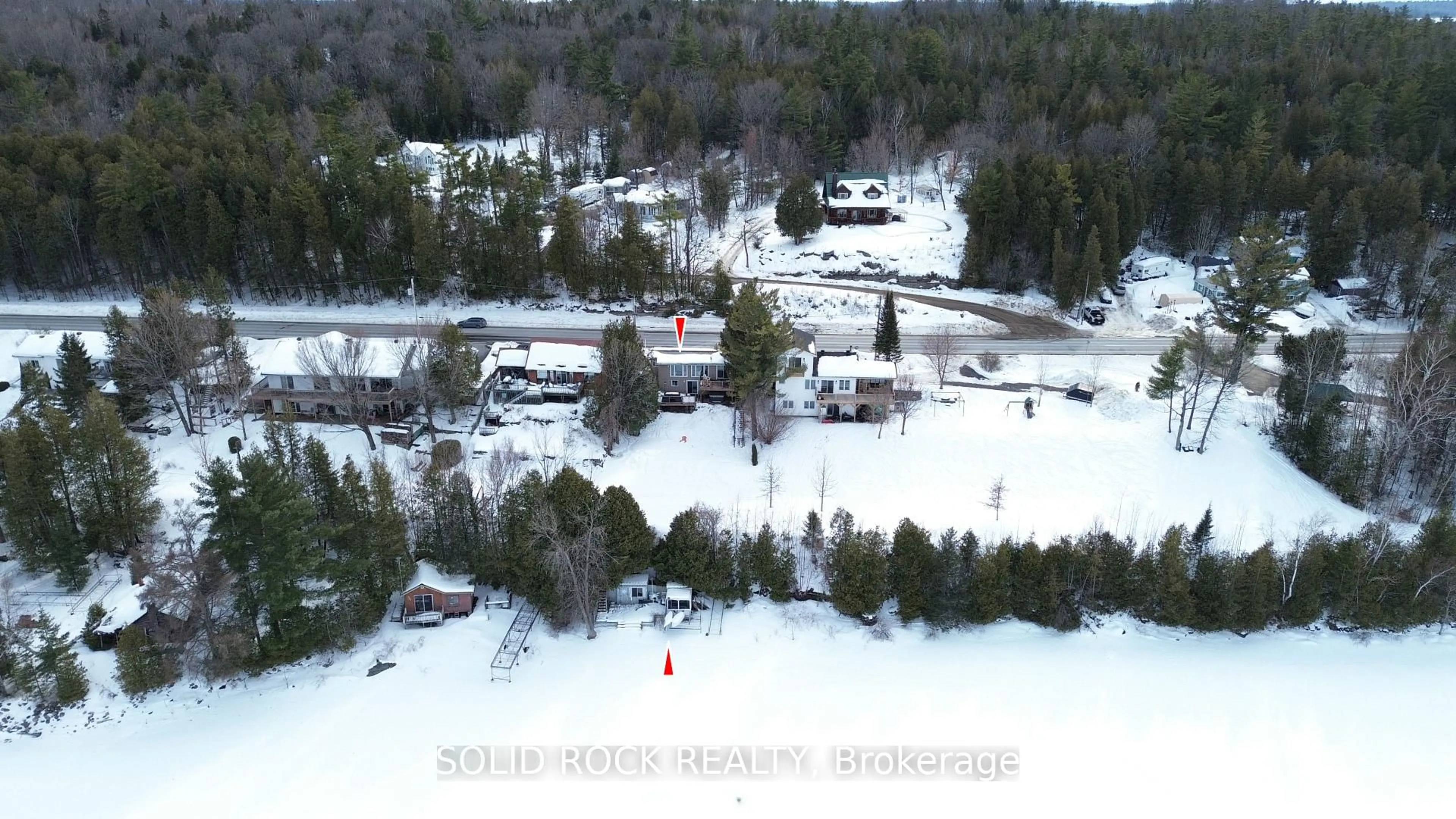 A pic from outside/outdoor area/front of a property/back of a property/a pic from drone, unknown for 2496 River Rd, Braeside Ontario K0A 1G0