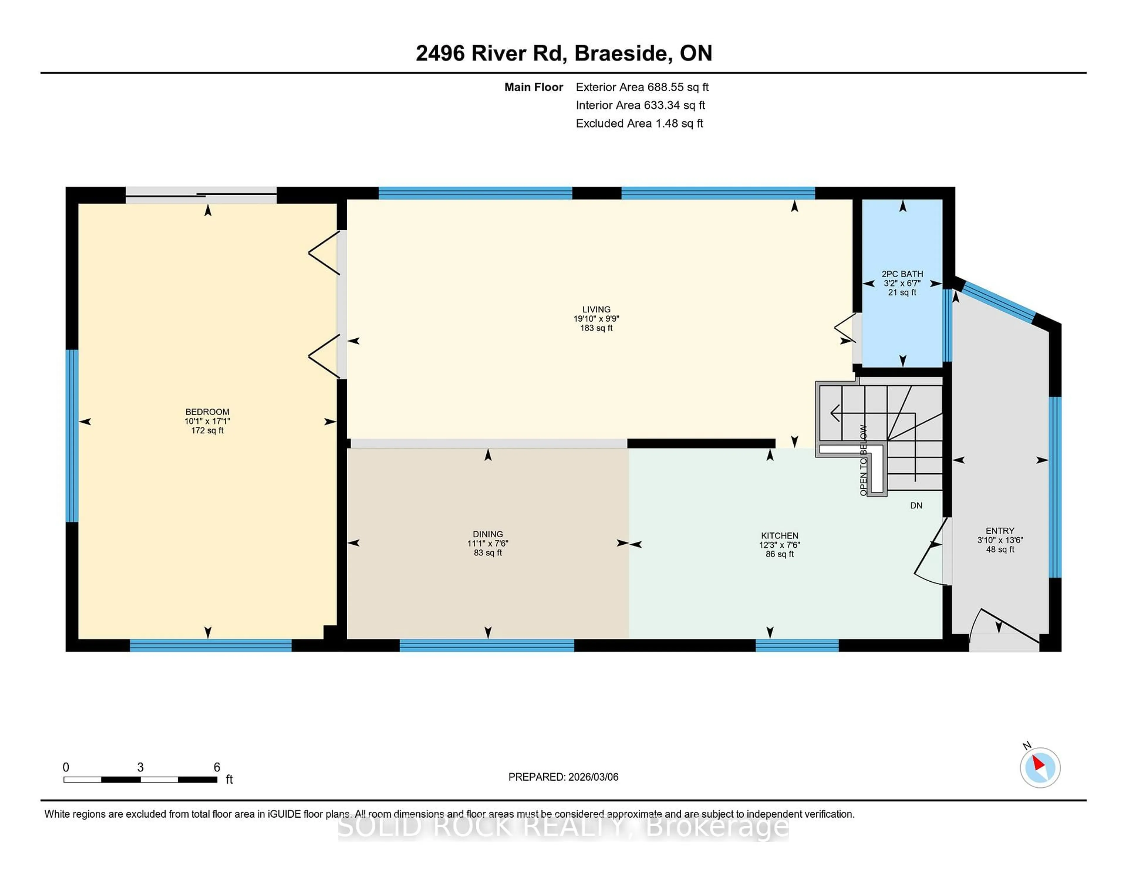 Floor plan for 2496 River Rd, Braeside Ontario K0A 1G0