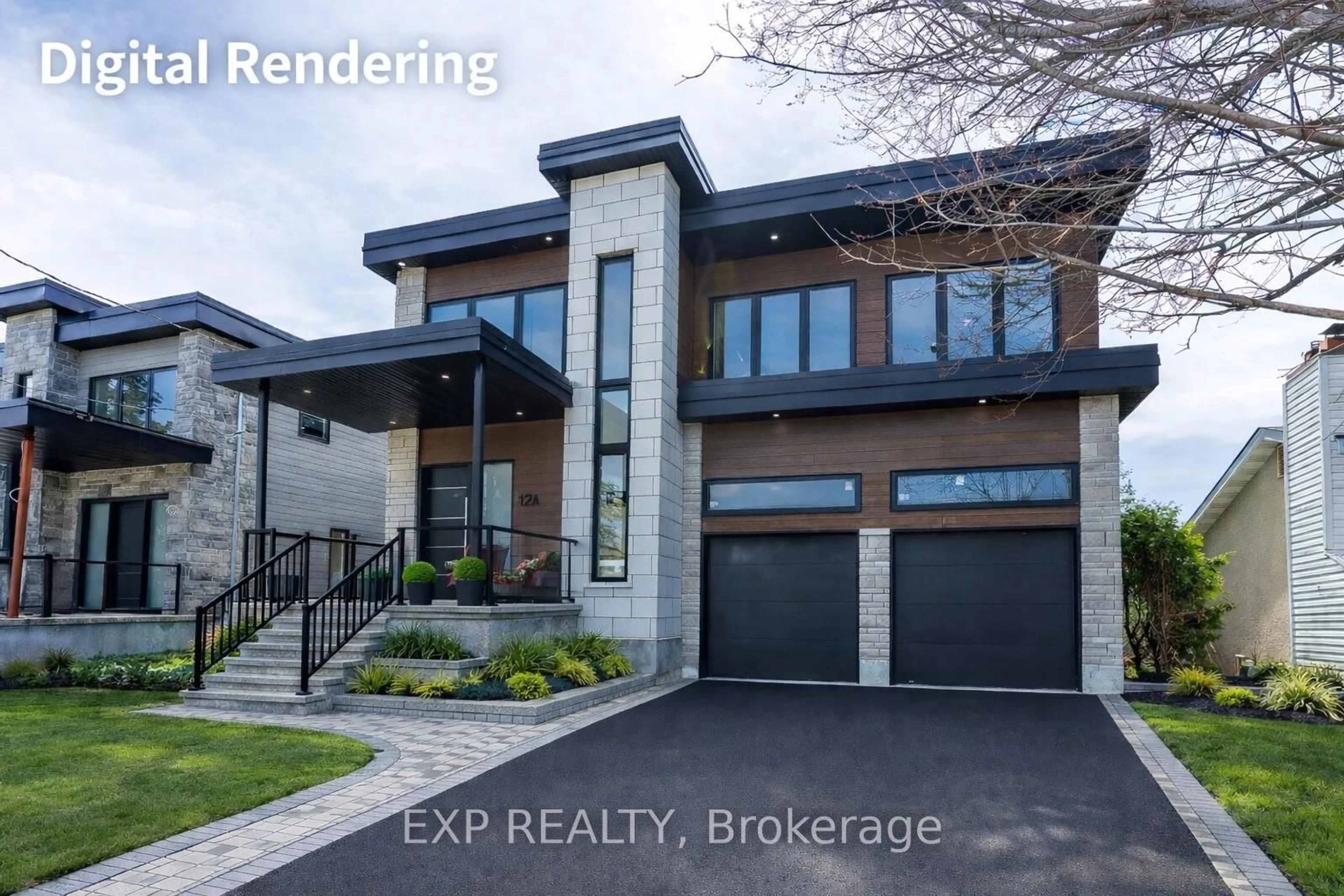 Home with brick exterior material, building for 12 Viewmount Dr, Ottawa Ontario K2G 1R5