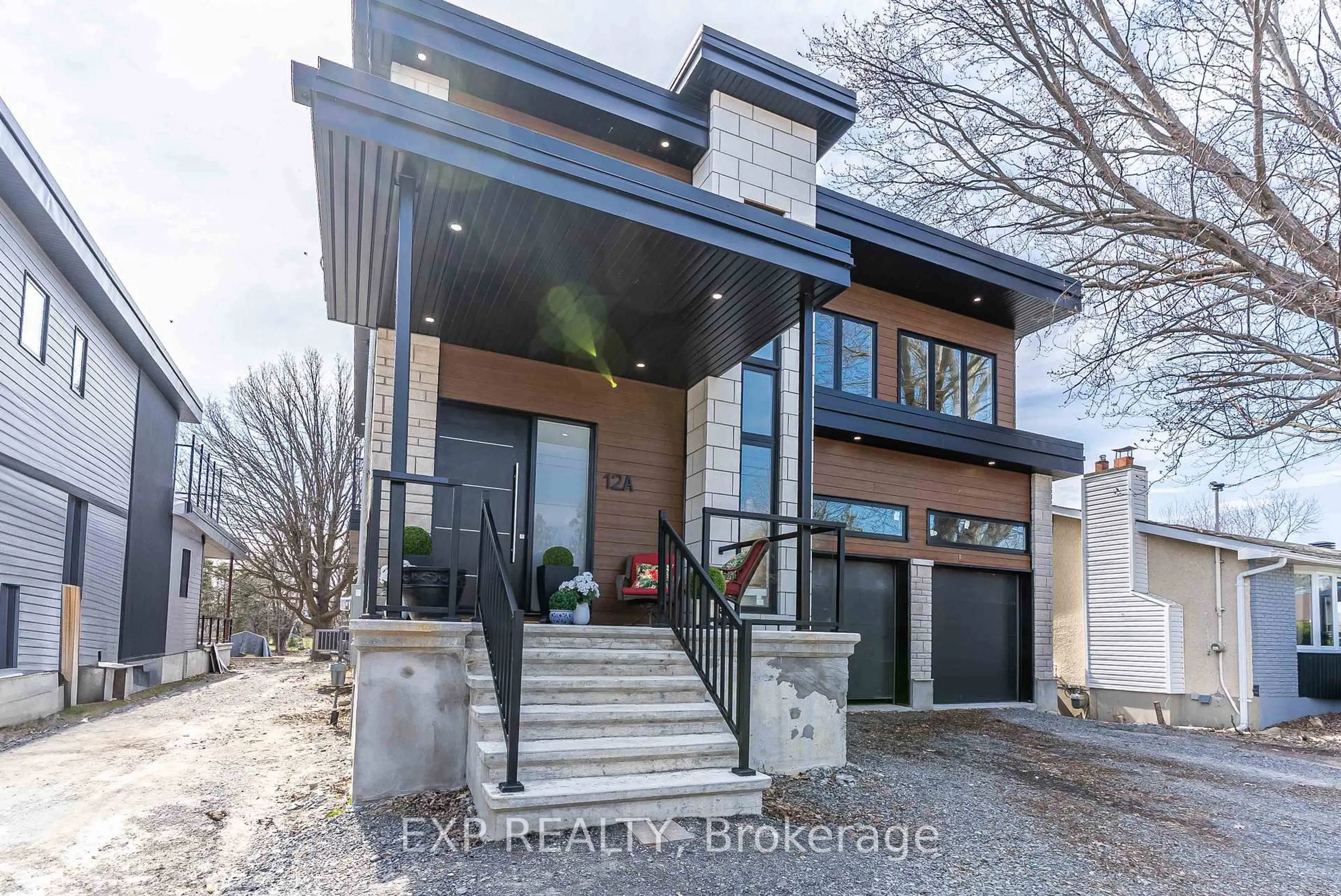 Home with brick exterior material, street for 12 Viewmount Dr, Ottawa Ontario K2G 1R5